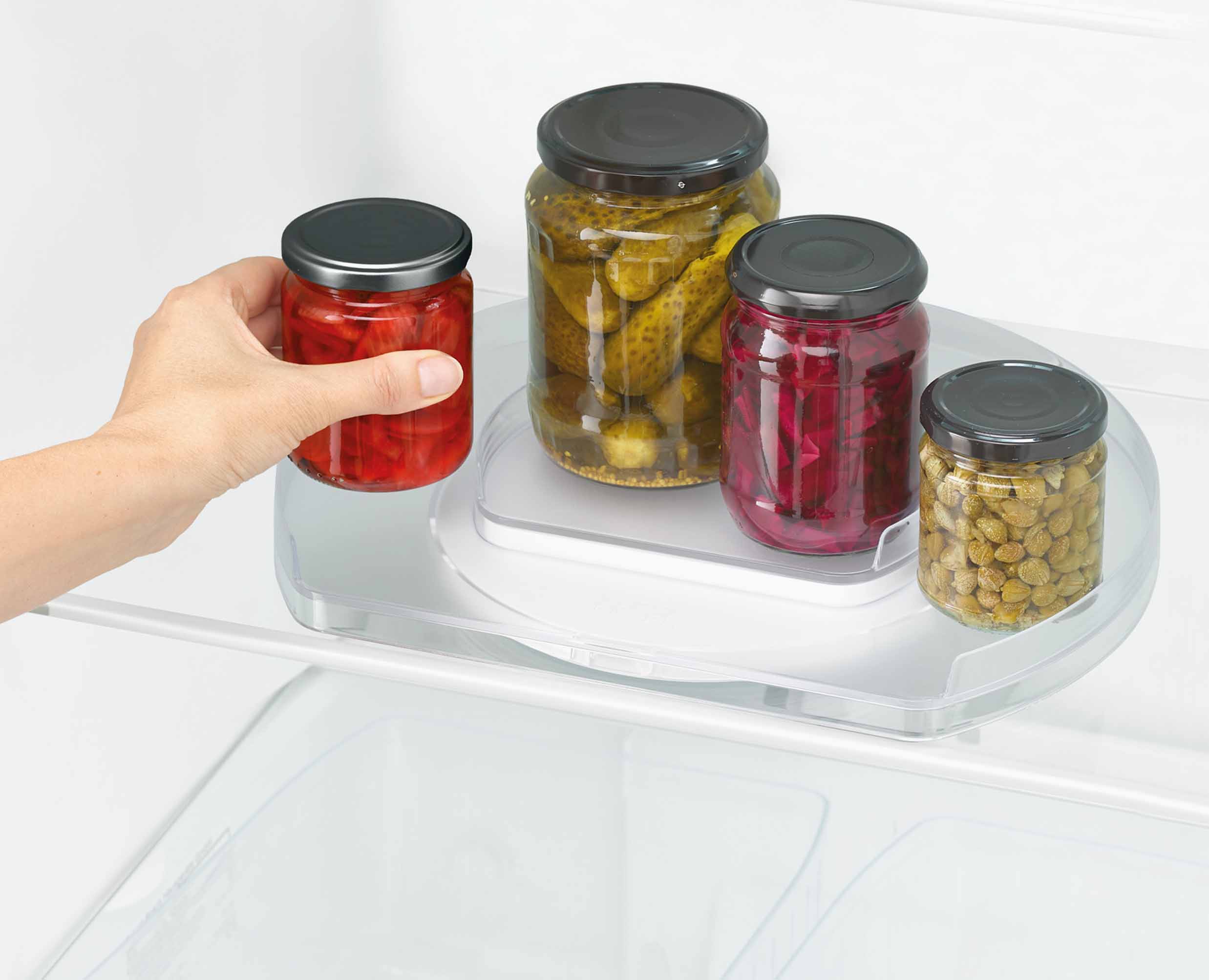 FridgeStore™ Clear Rotating Organiser - Image 5