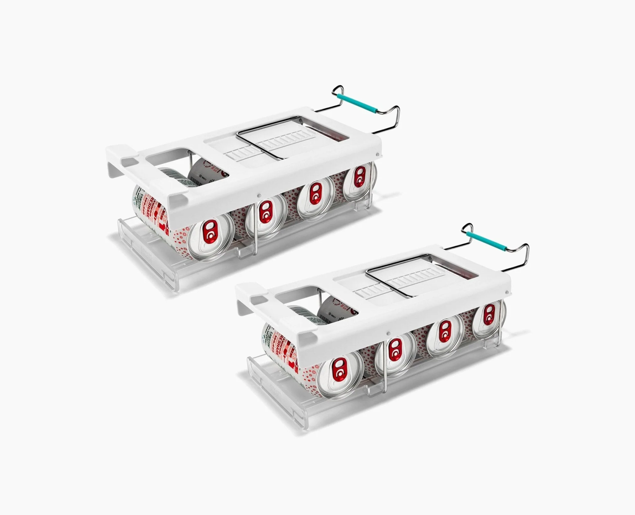 FridgeStore™ Pack of 2 Under-Shelf Can Dispensers - Image 3