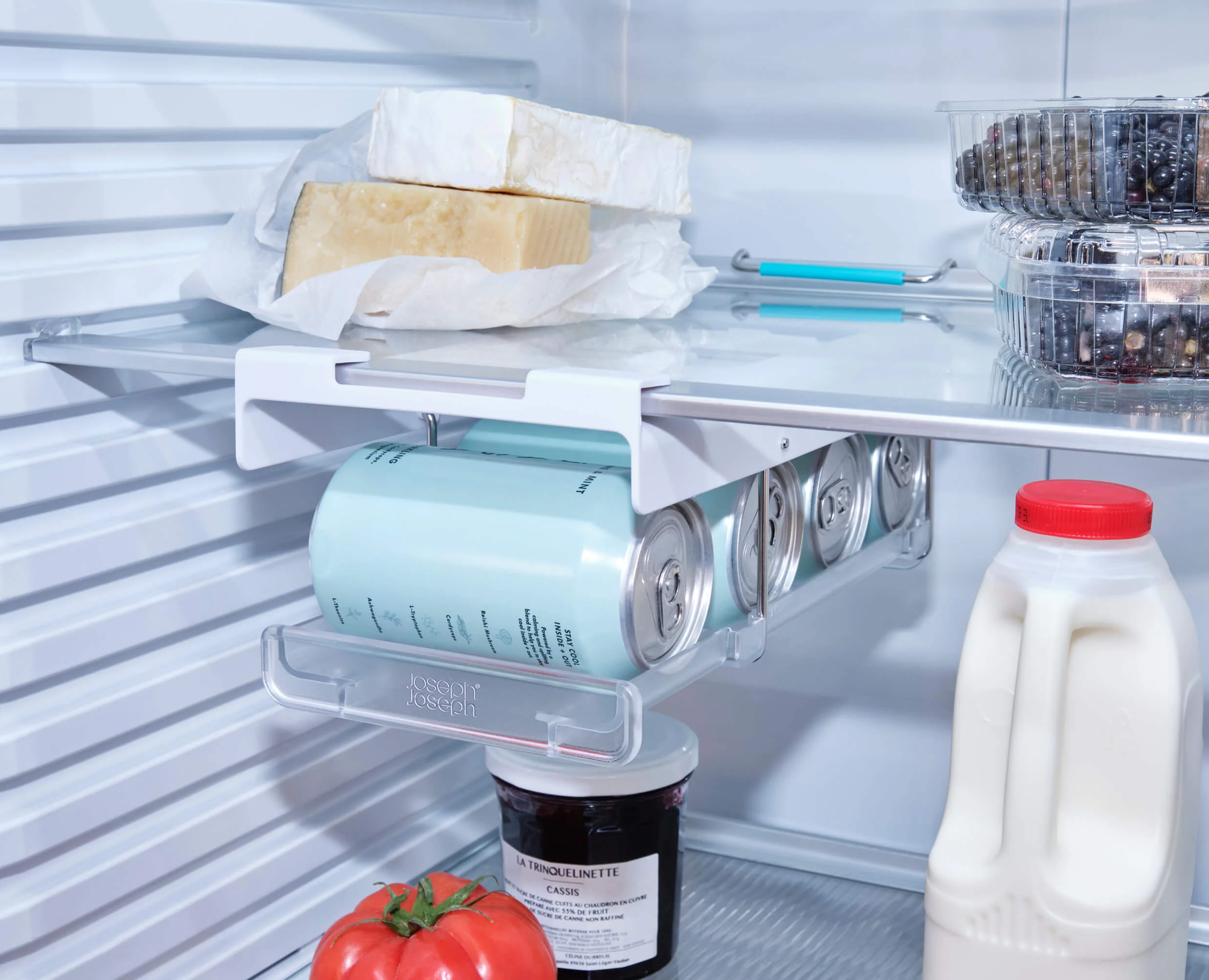 FridgeStore™ Under-Shelf Collapsible Can Dispenser - Image 3