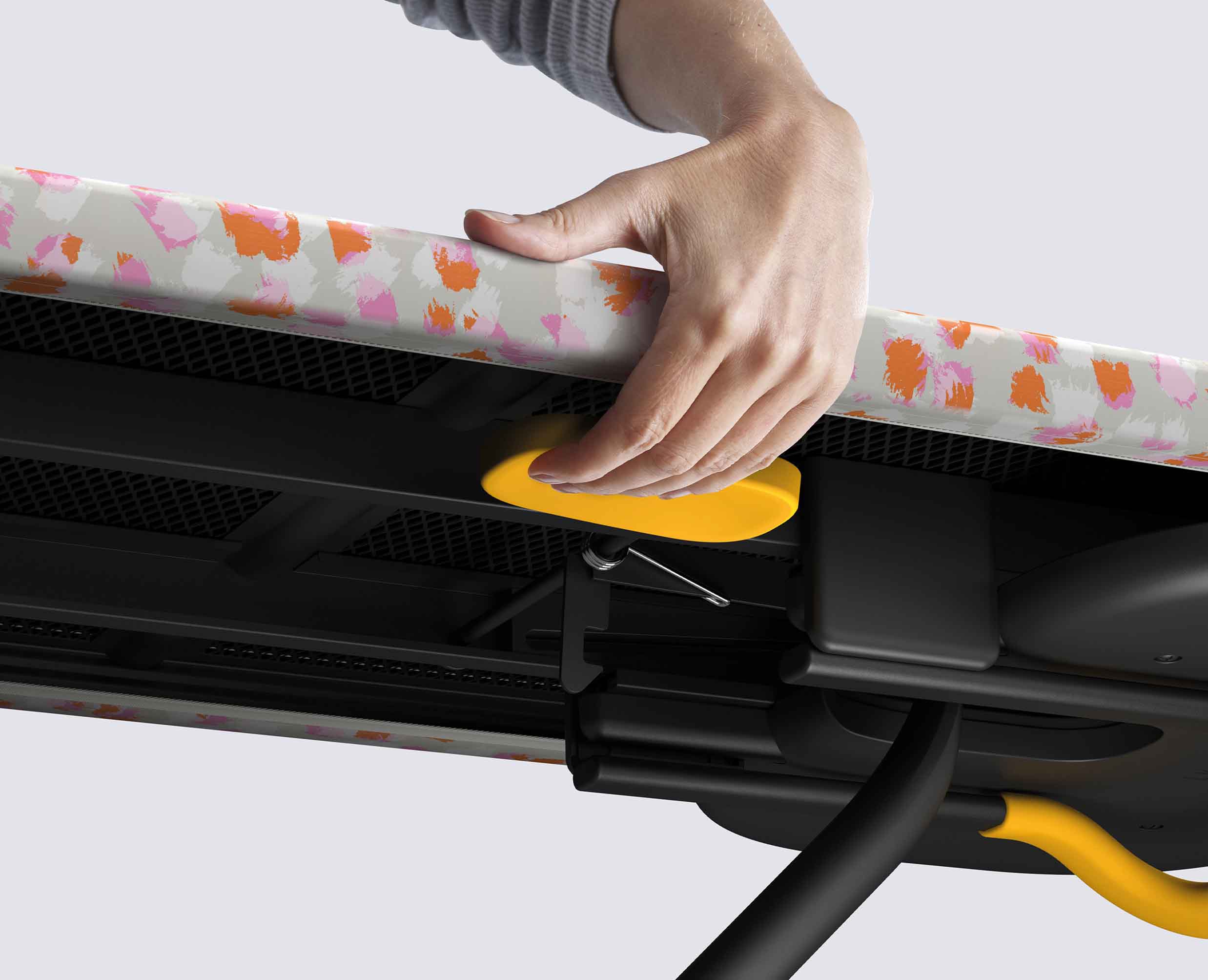 Glide Max 135cm Peach Easy-store Ironing Board - Image 6