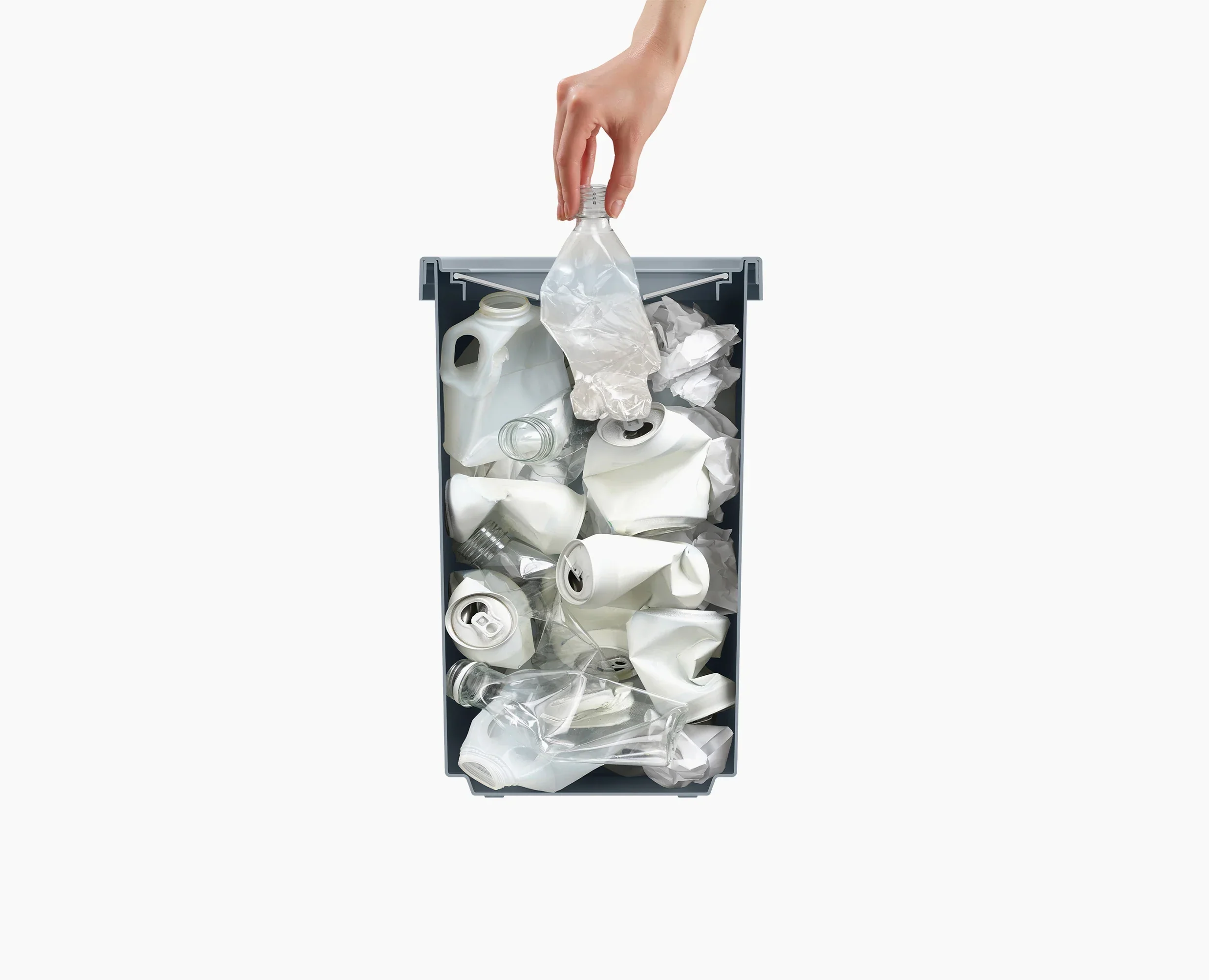GoRecycle 32L Light Blue Recycling Collector - Image 5