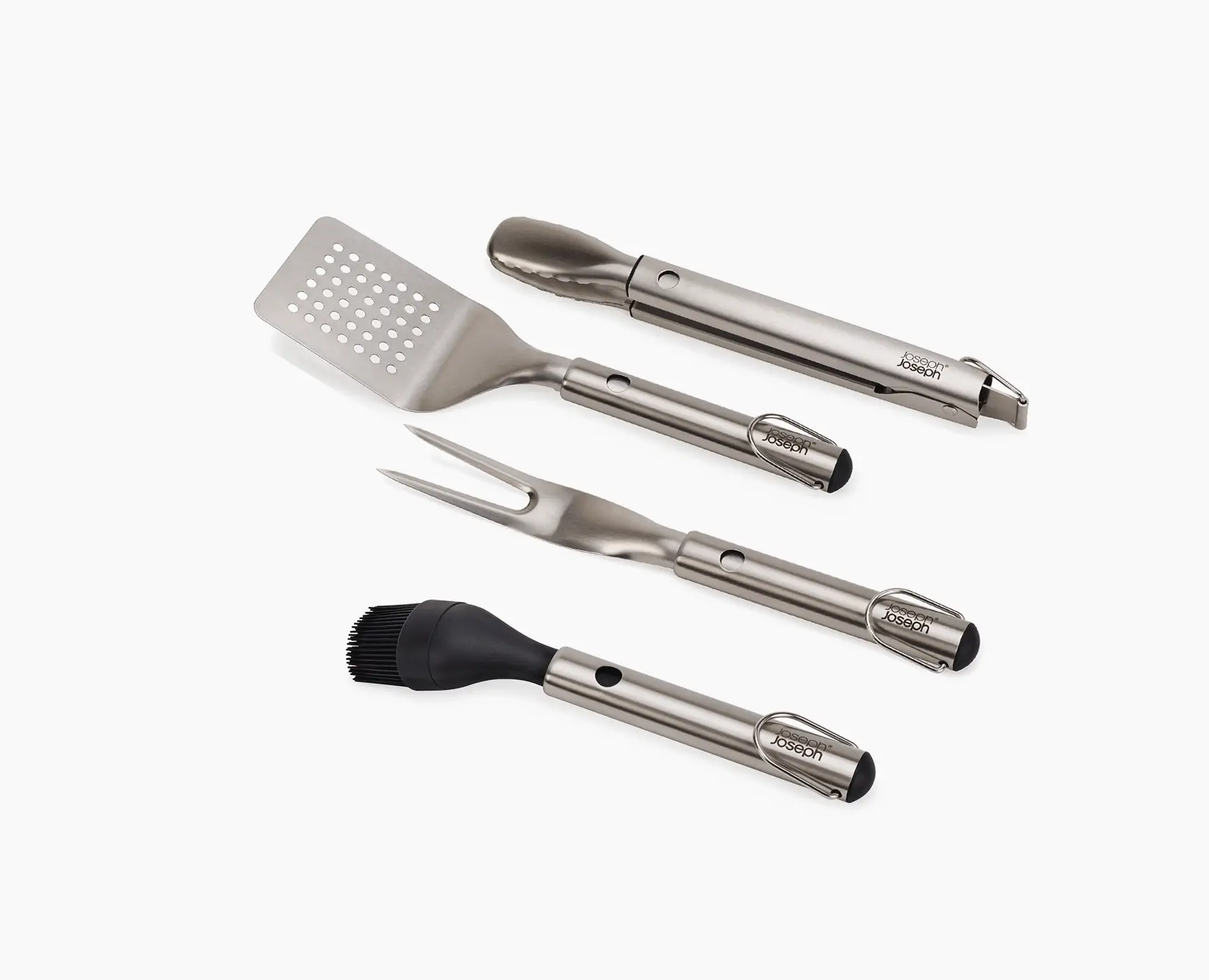 GrillOut™ 4-Piece Stainless-Steel BBQ Utensil Set with Storage Case - Image 3