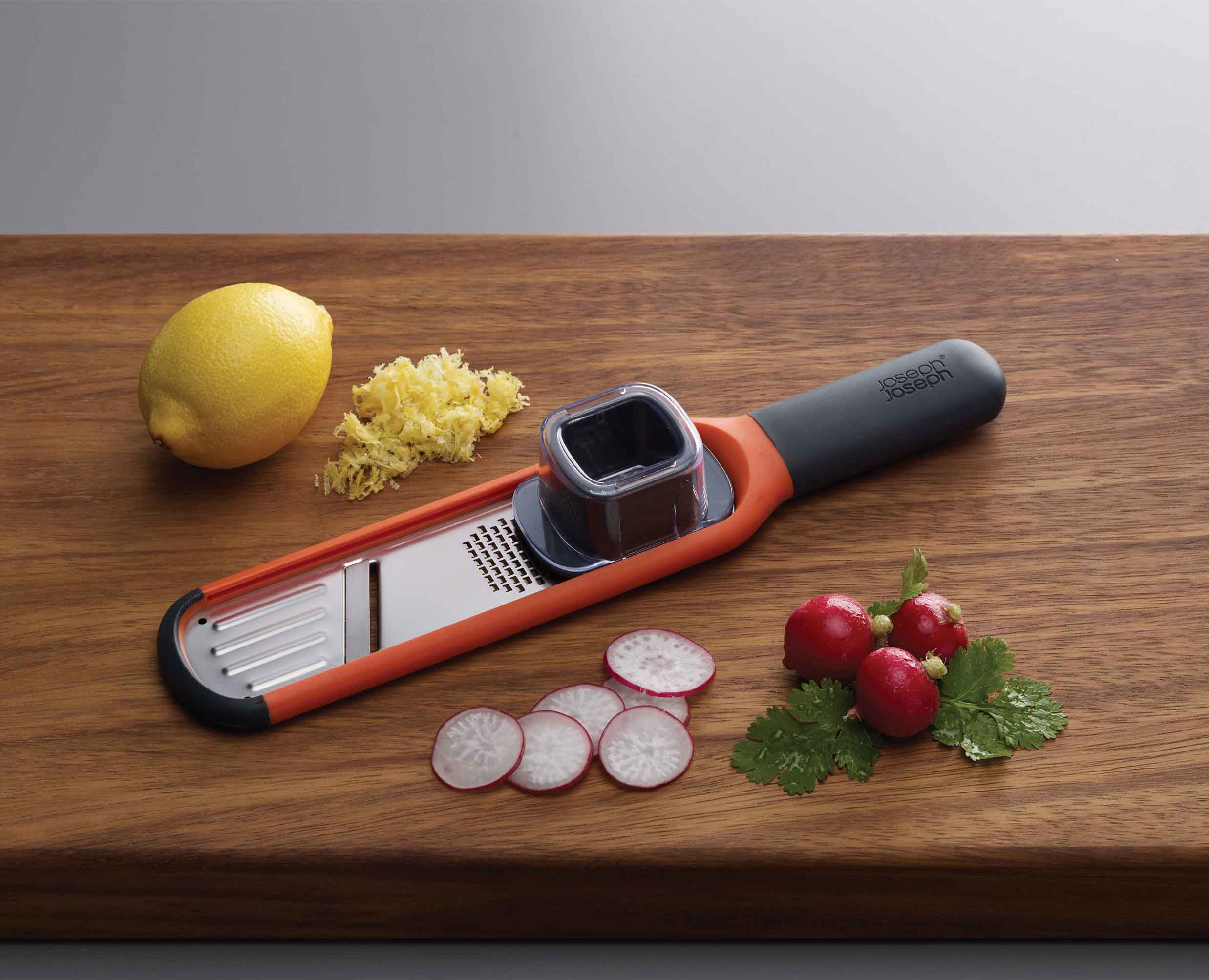 Handi-Grate⢠Orange 2-in-1 Mini Grater & Slicer - Image 3