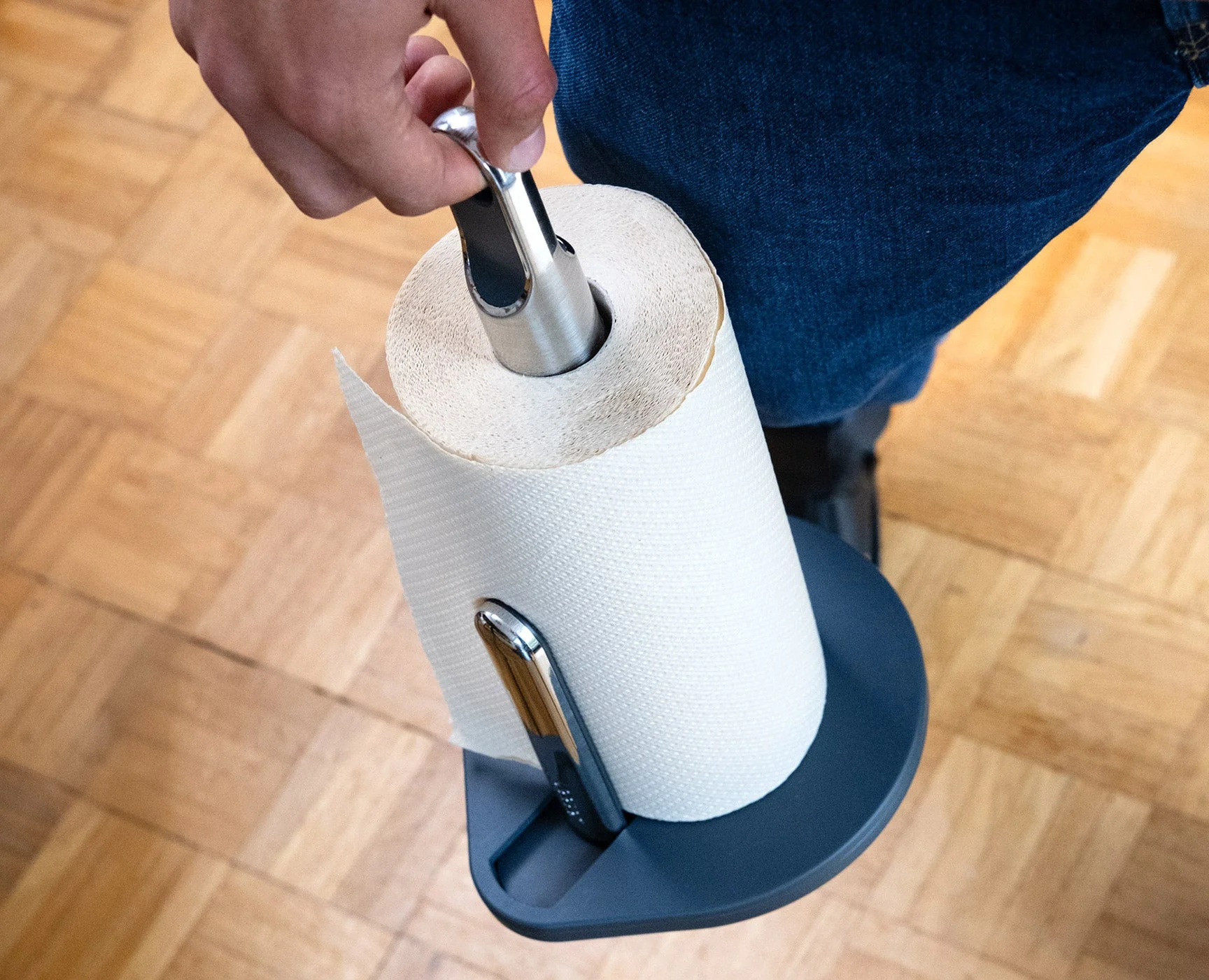 Hold™ Grey Kitchen Roll Holder - Image 4