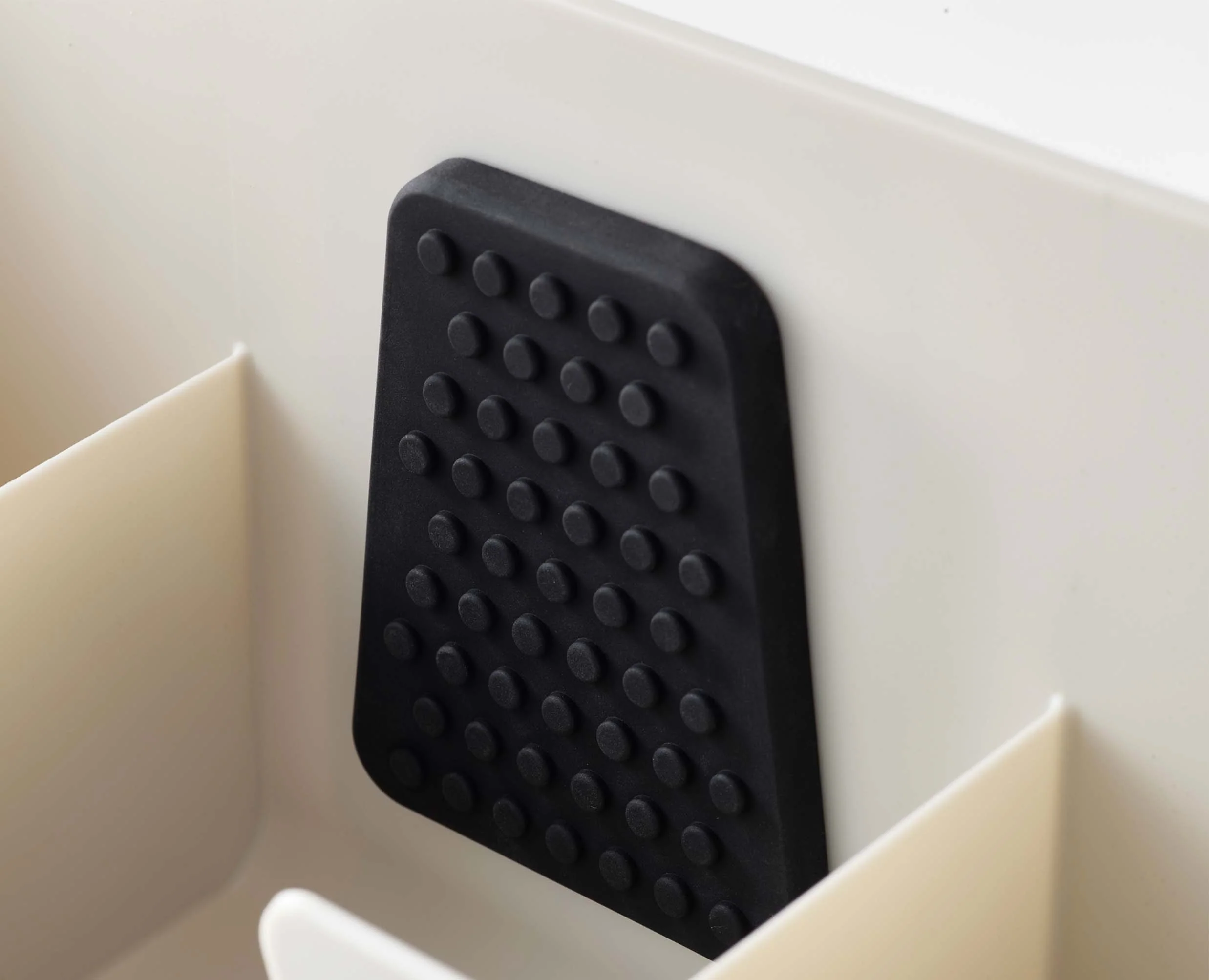 IronHub™ Wall-mounted Ecru Iron Storage Caddy - Image 6