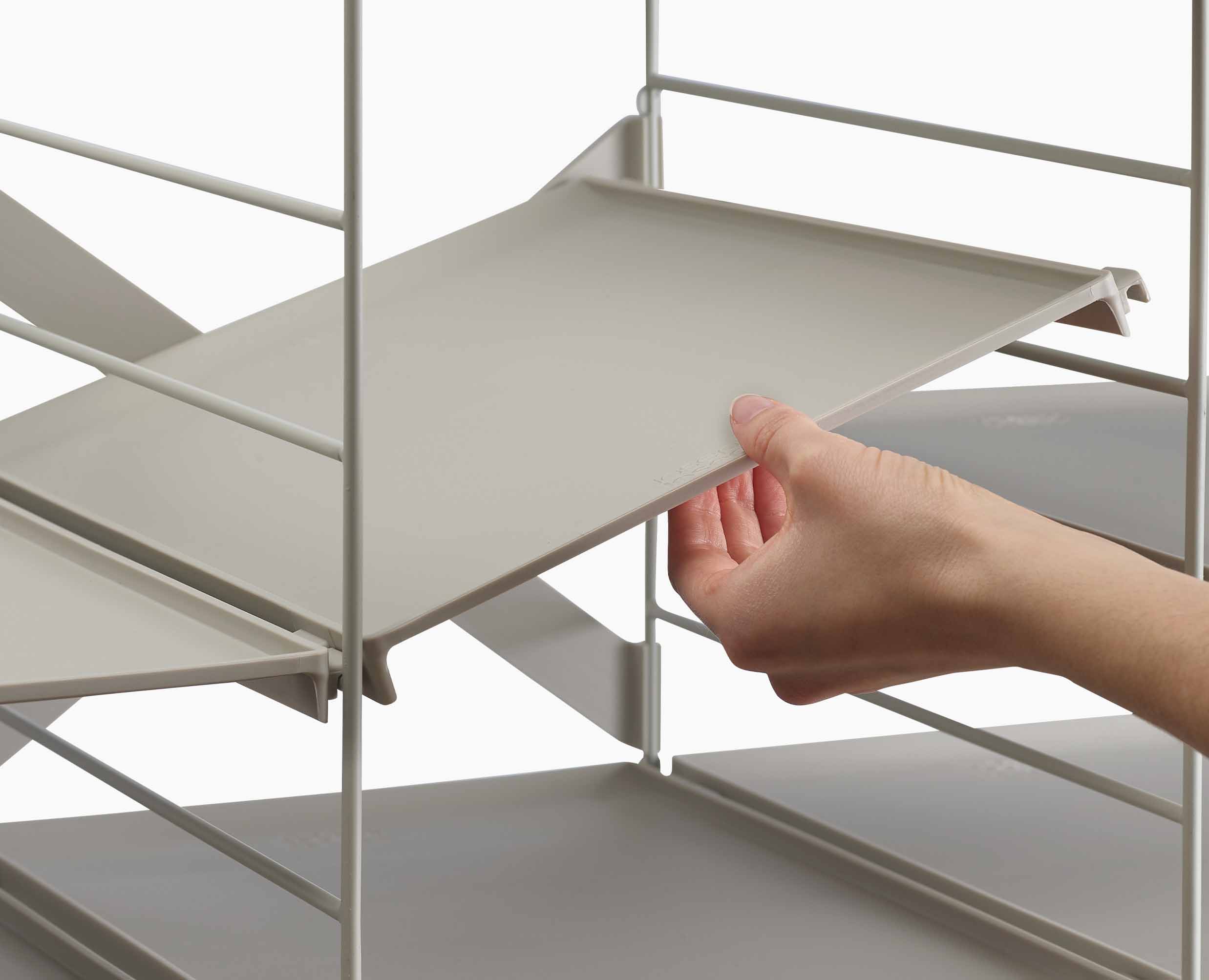Level™ Pack of 2 Adjustable Ecru Shelves - Image 3