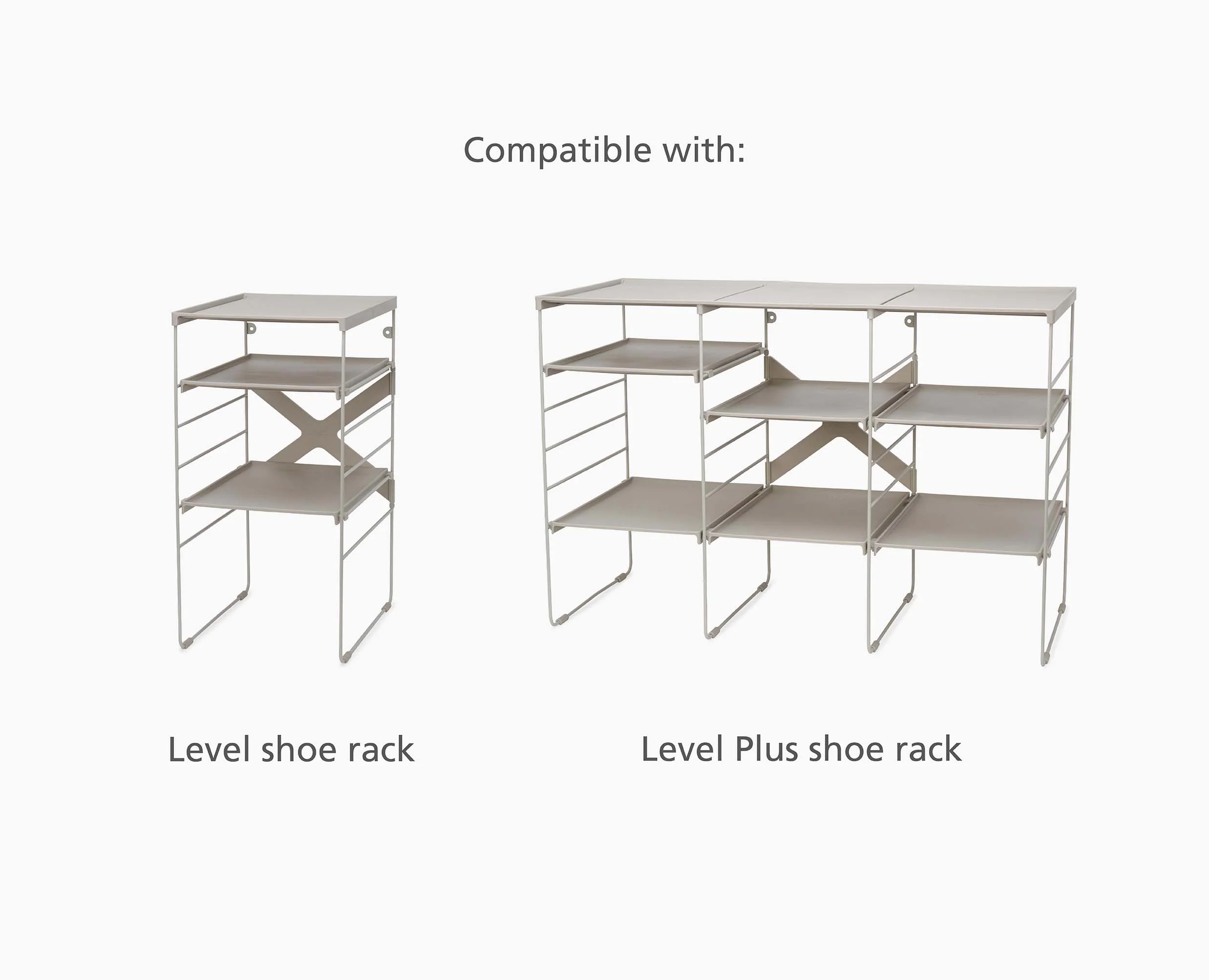 Level™ Pack of 2 Adjustable Ecru Shelves - Image 5