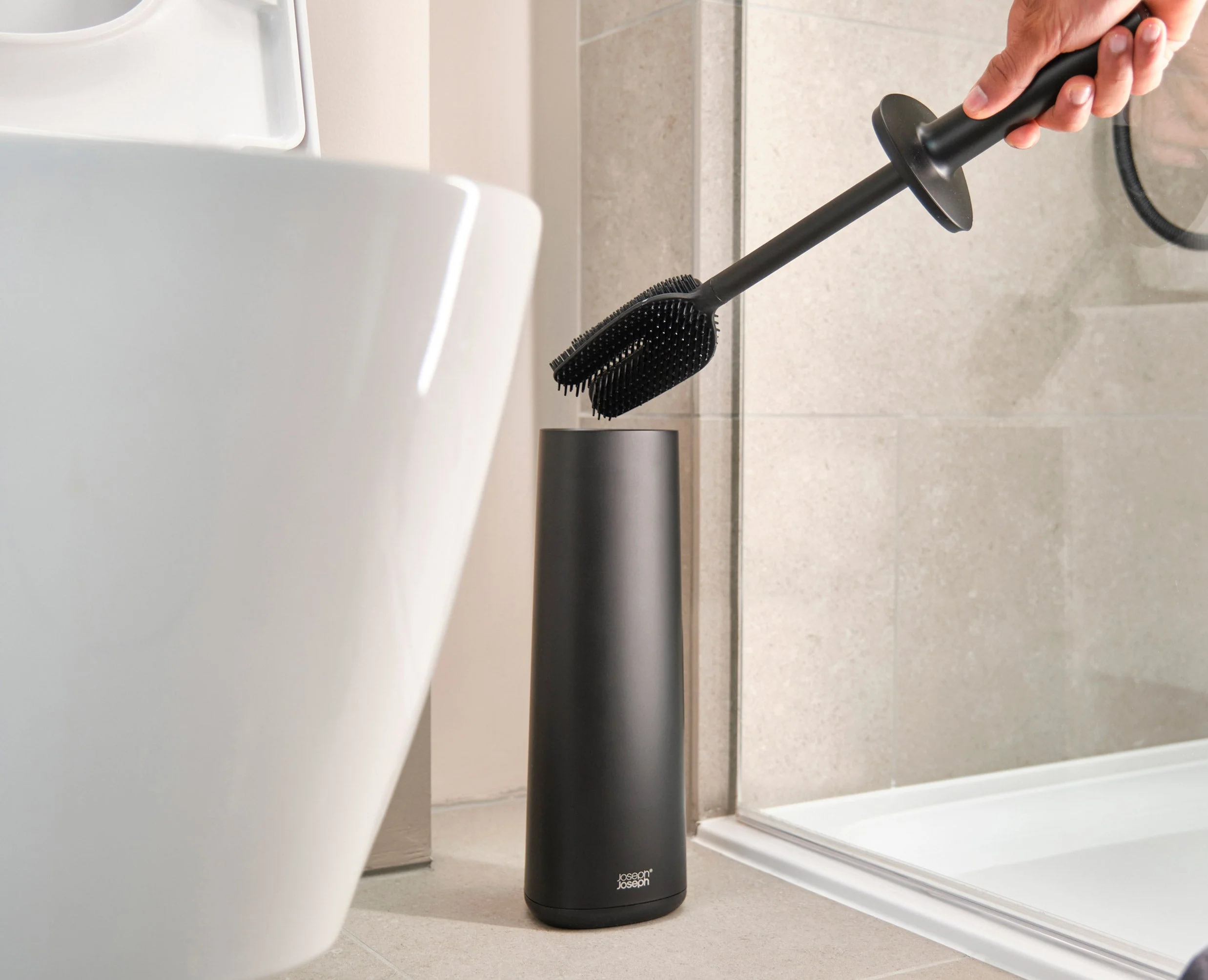 Matt Black Bathroom Set - Image 4