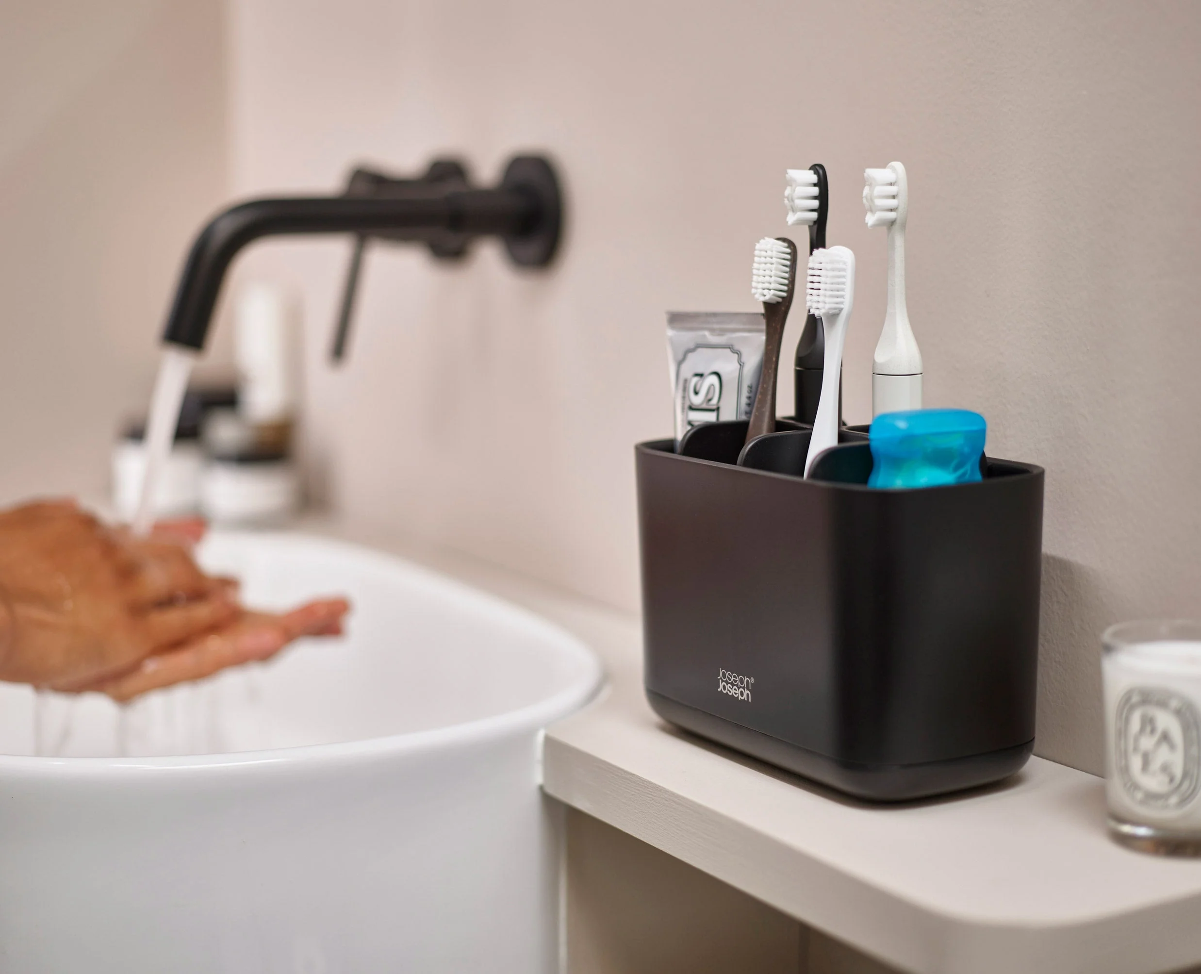 Matt Black Bathroom Set - Image 5