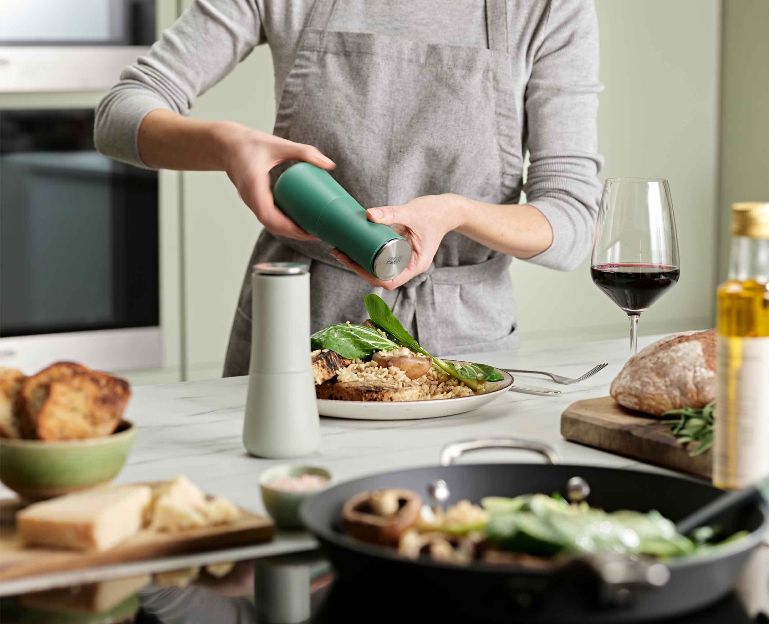 Milltop™ Green Salt & Pepper Mills - Editions - Image 3