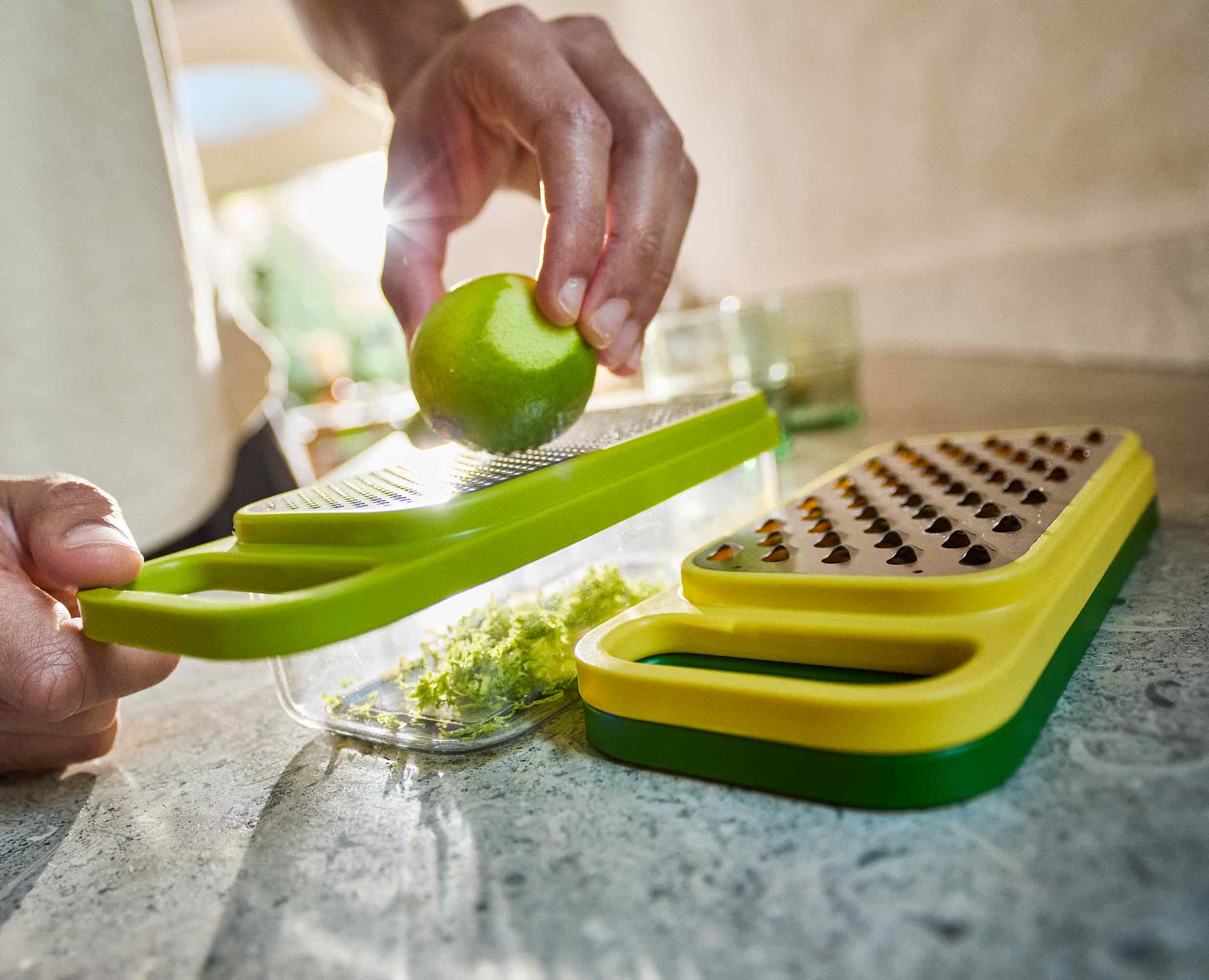 Multi-Grate & Store™ 3-in-1 Grater Set with Storage Container - Image 4