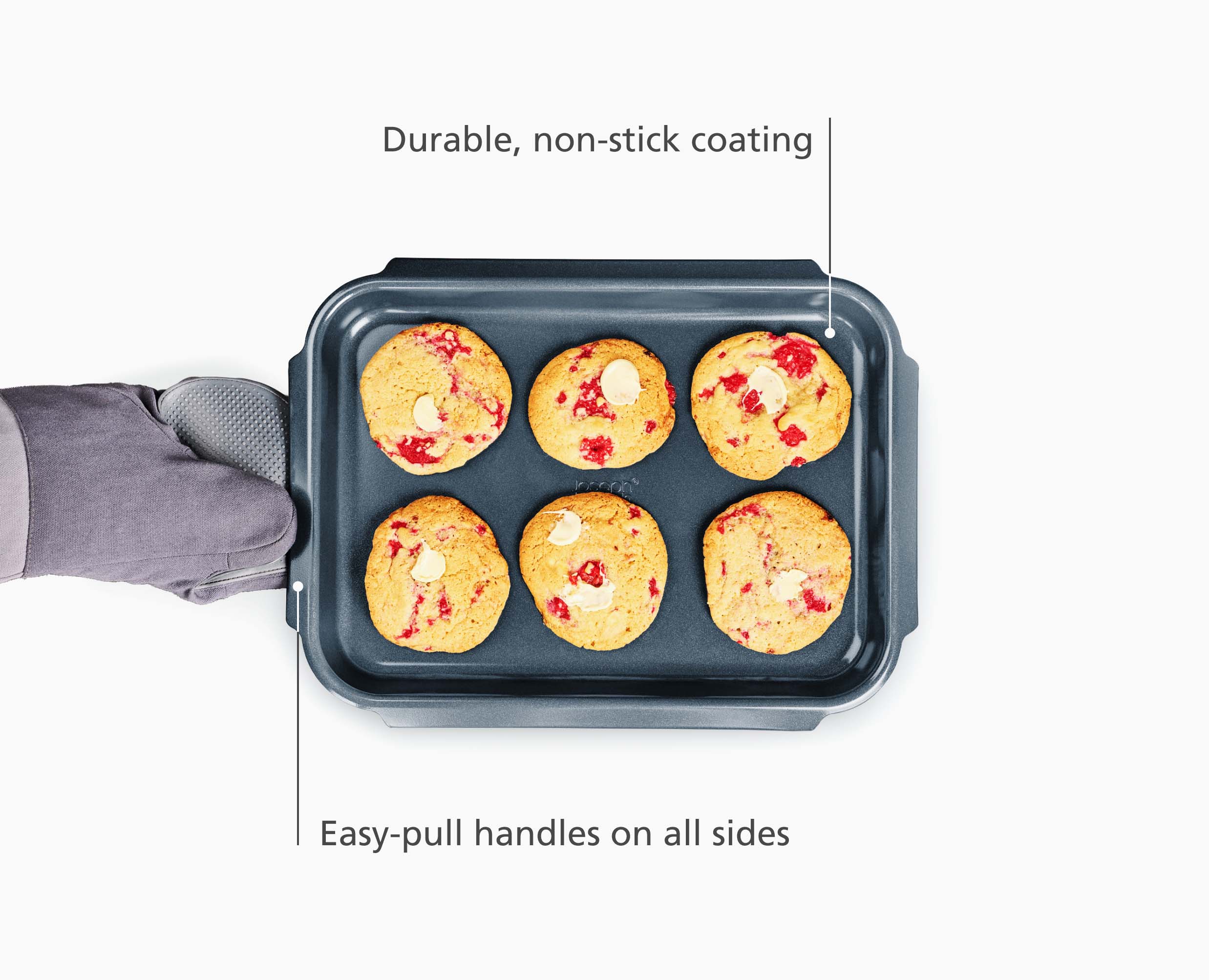 Nest™ Bake Non-Stick Large Blue Baking Tray - Image 4