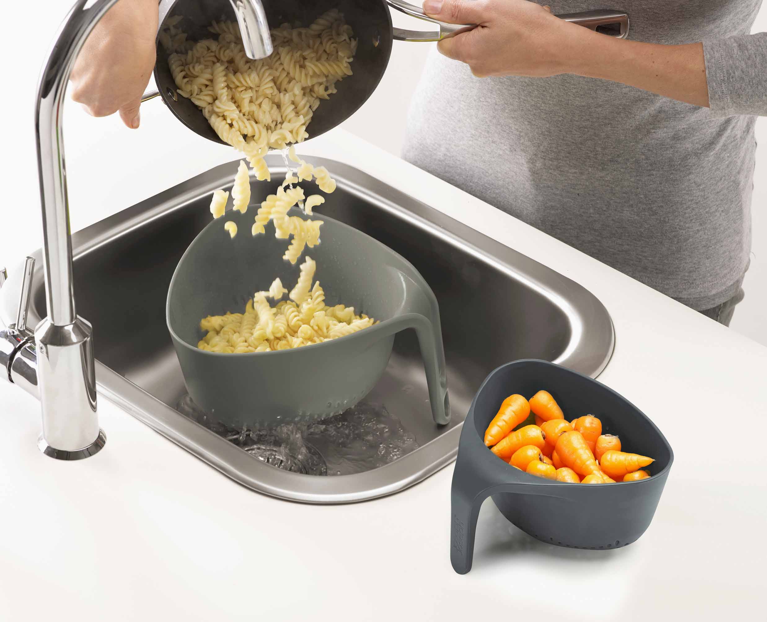 Nest™ 2-piece Grey Colander Set - Image 3