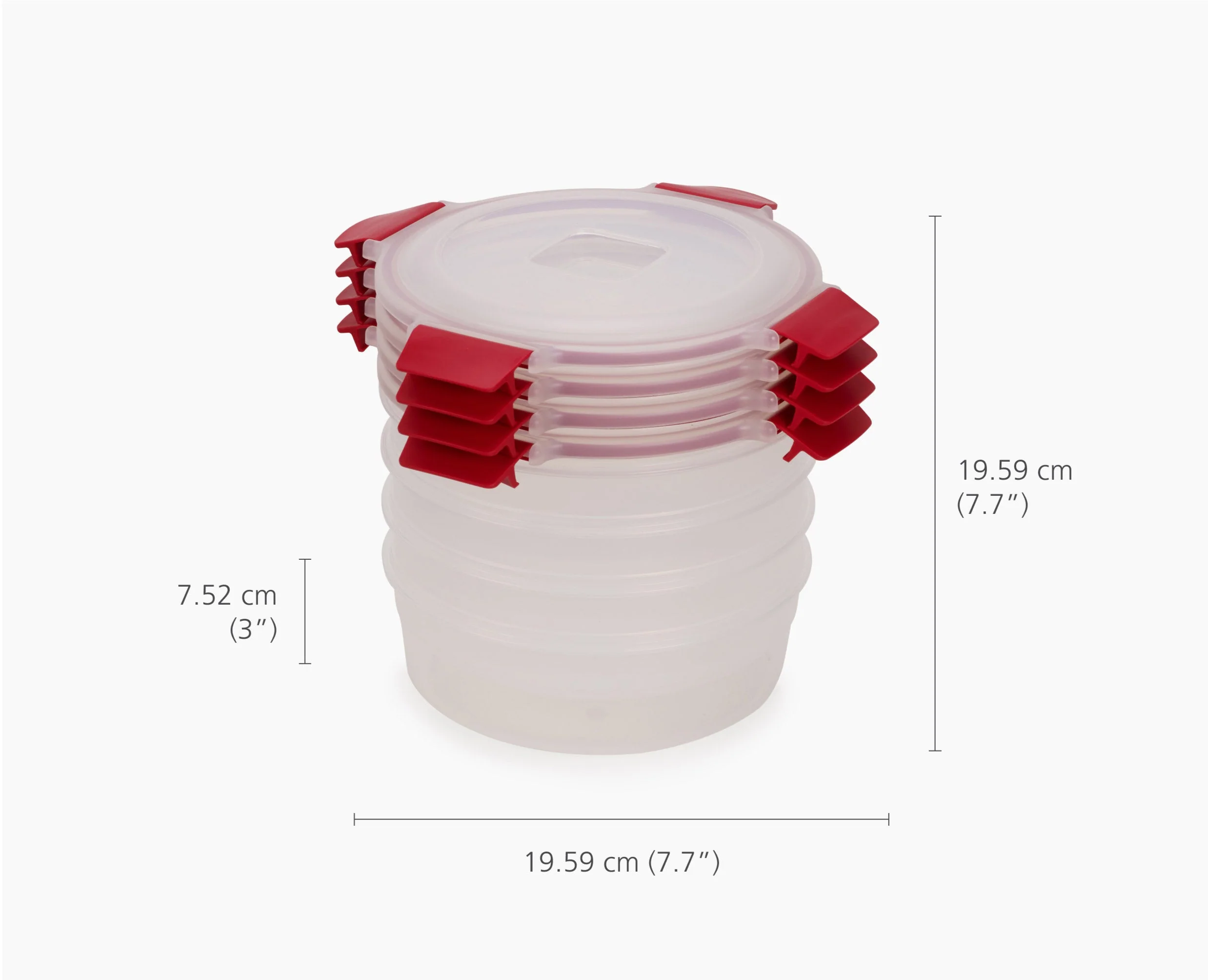 Nest™ Lock 8-Piece Red Container Set - Image 6