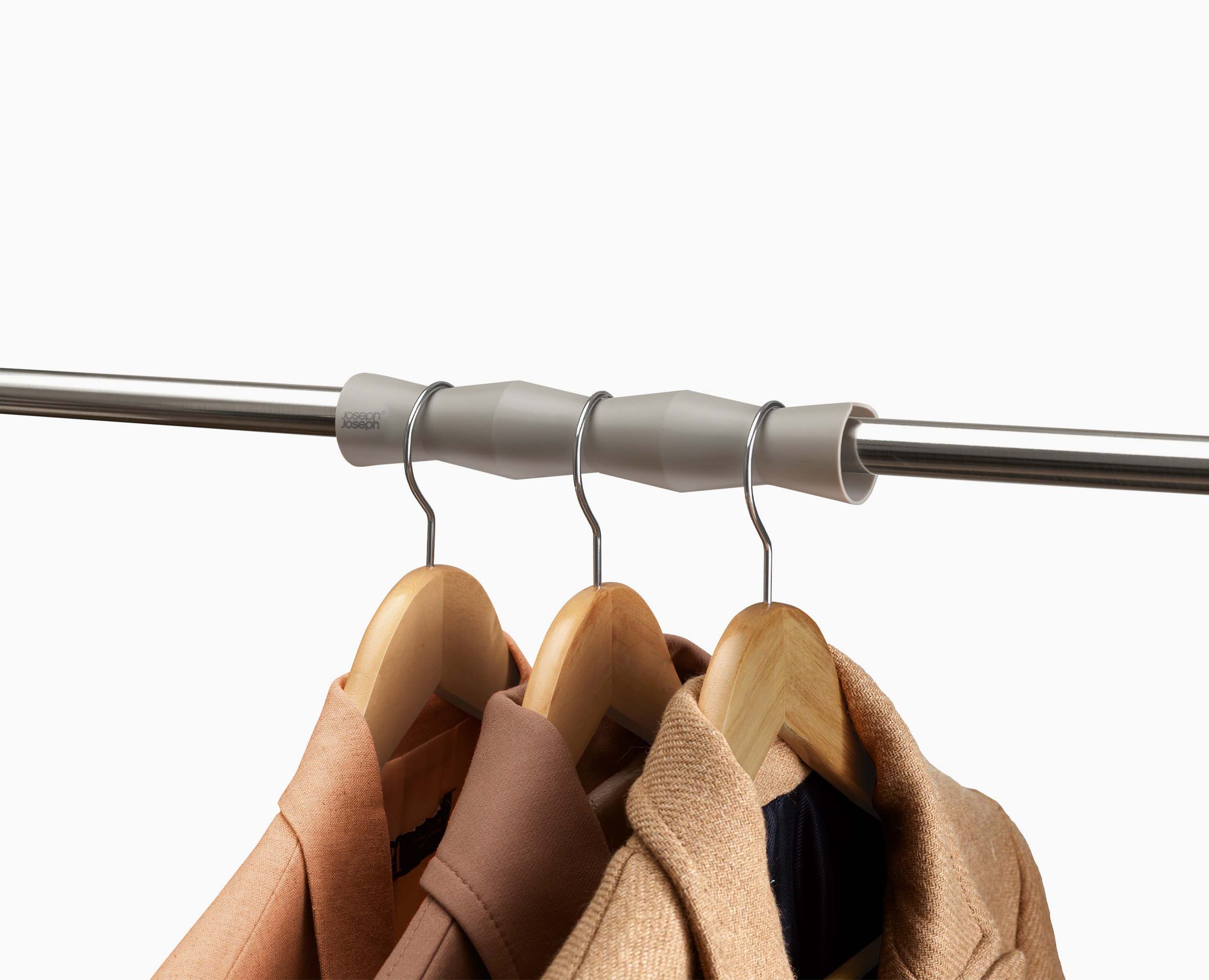 Orderly™ Set of 2 Grey Clothes Rail Large Spacer Set - Image 4