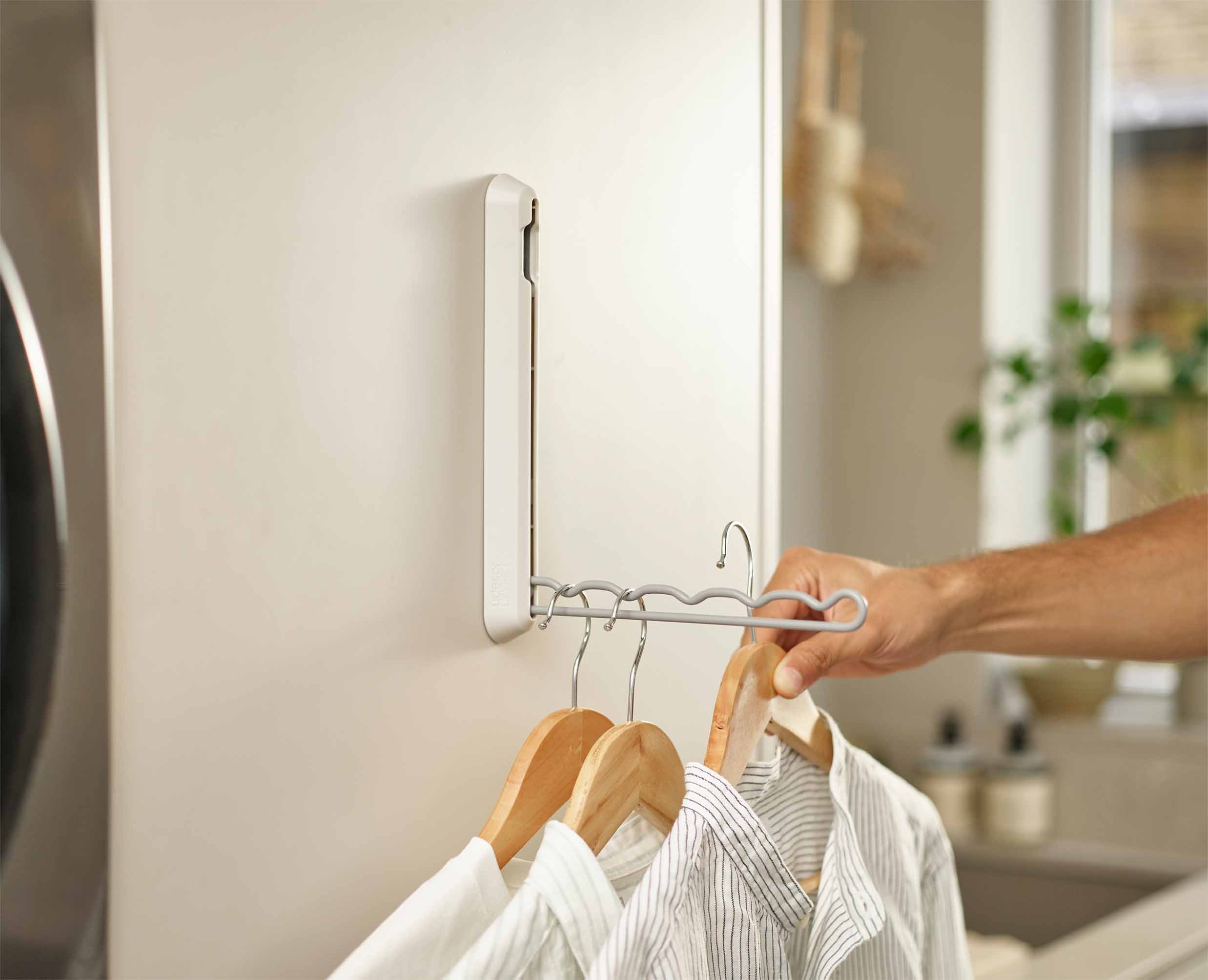 Orderly™ Ecru Retractable Hanging Rail - Image 3