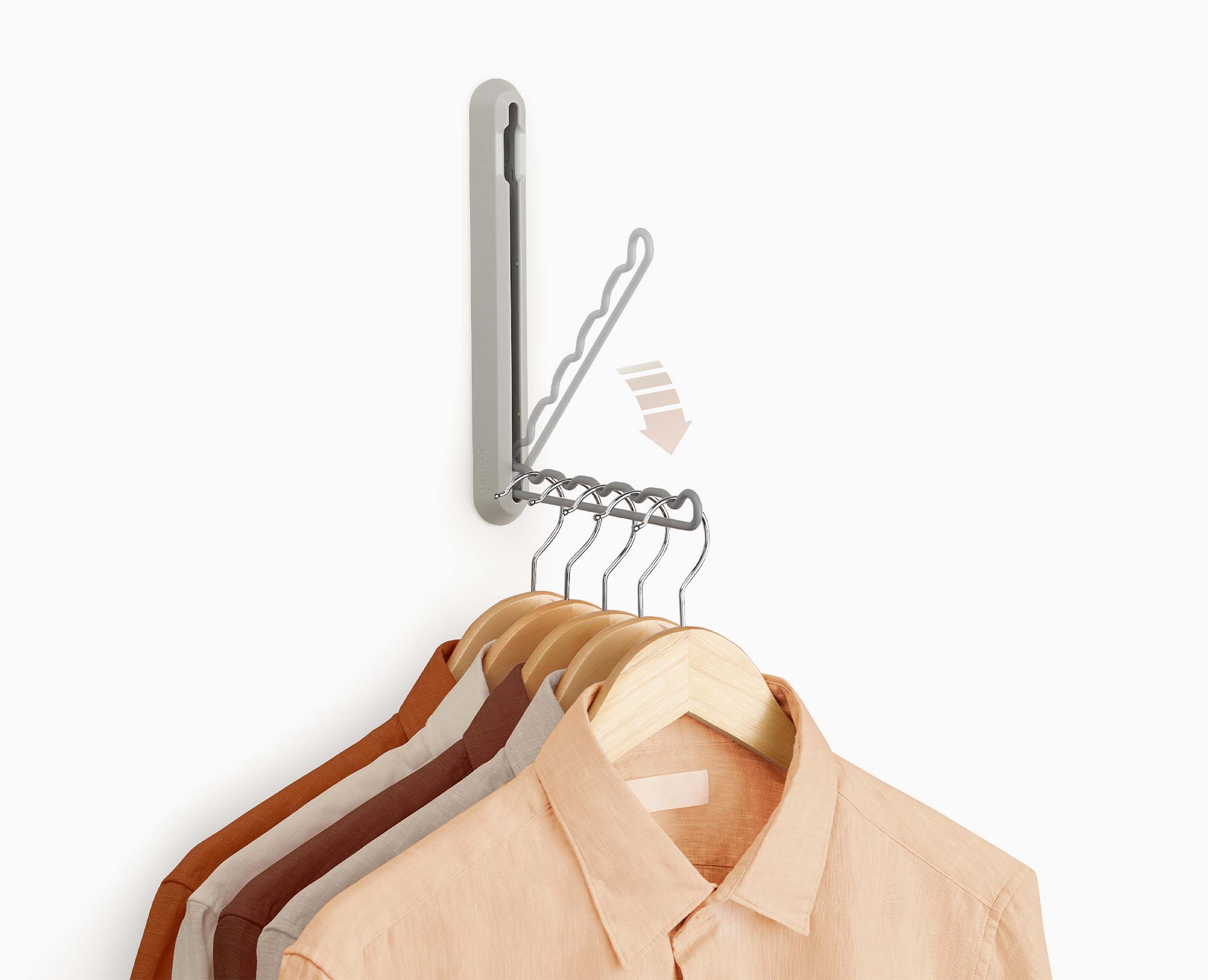 Orderly™ Ecru Retractable Hanging Rail - Image 6