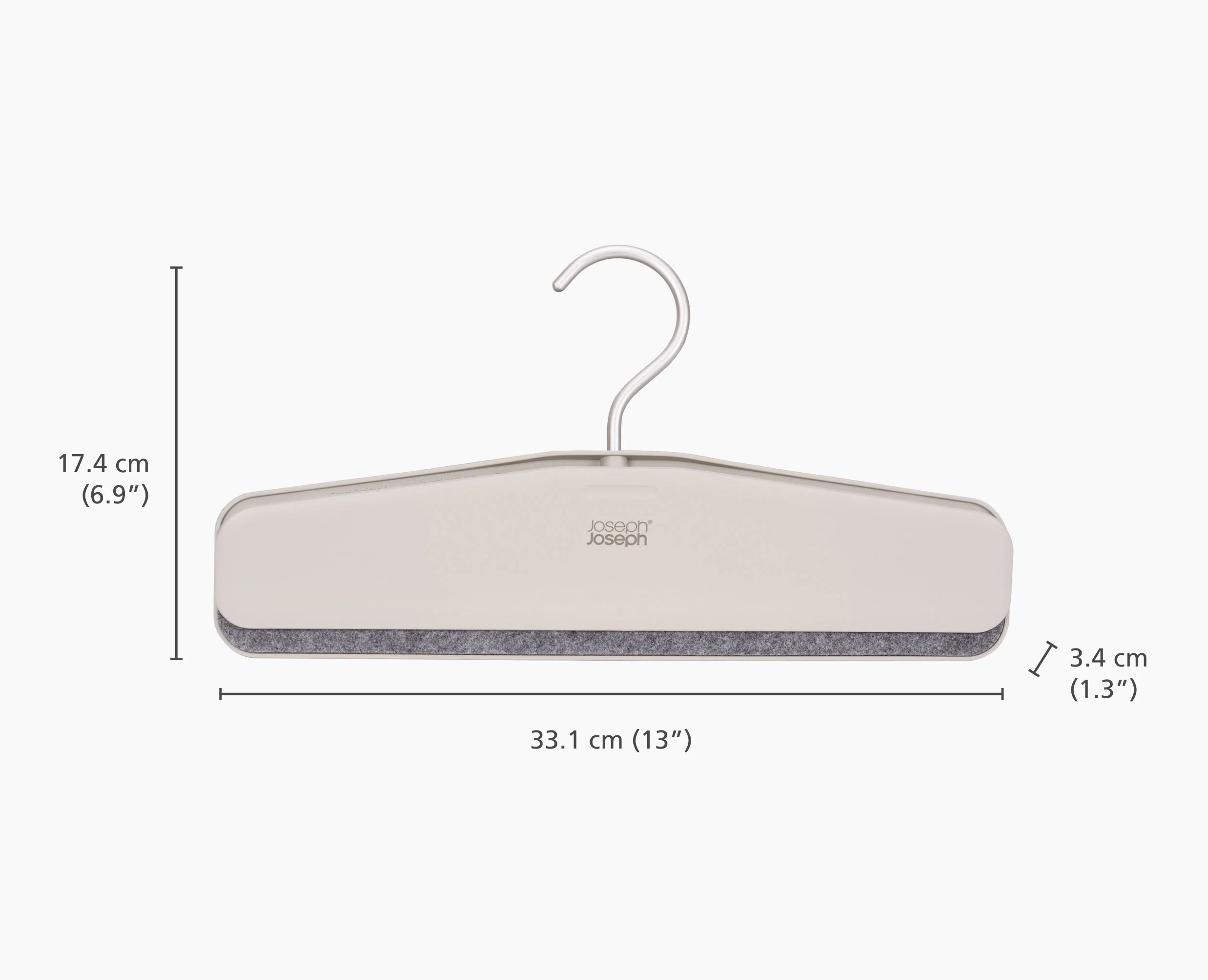 Orderly™ Easy-grip Set of 2 Ecru Skirt & Trouser Hangers - Image 5