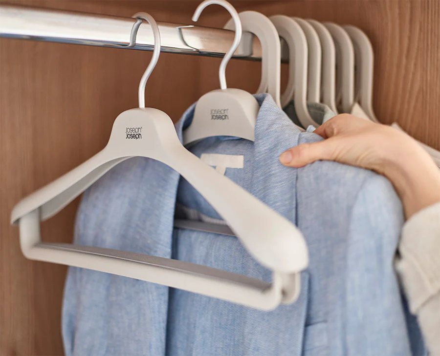 Orderly™ Set of 2 Ecru Suit & Coat Hangers - Image 2
