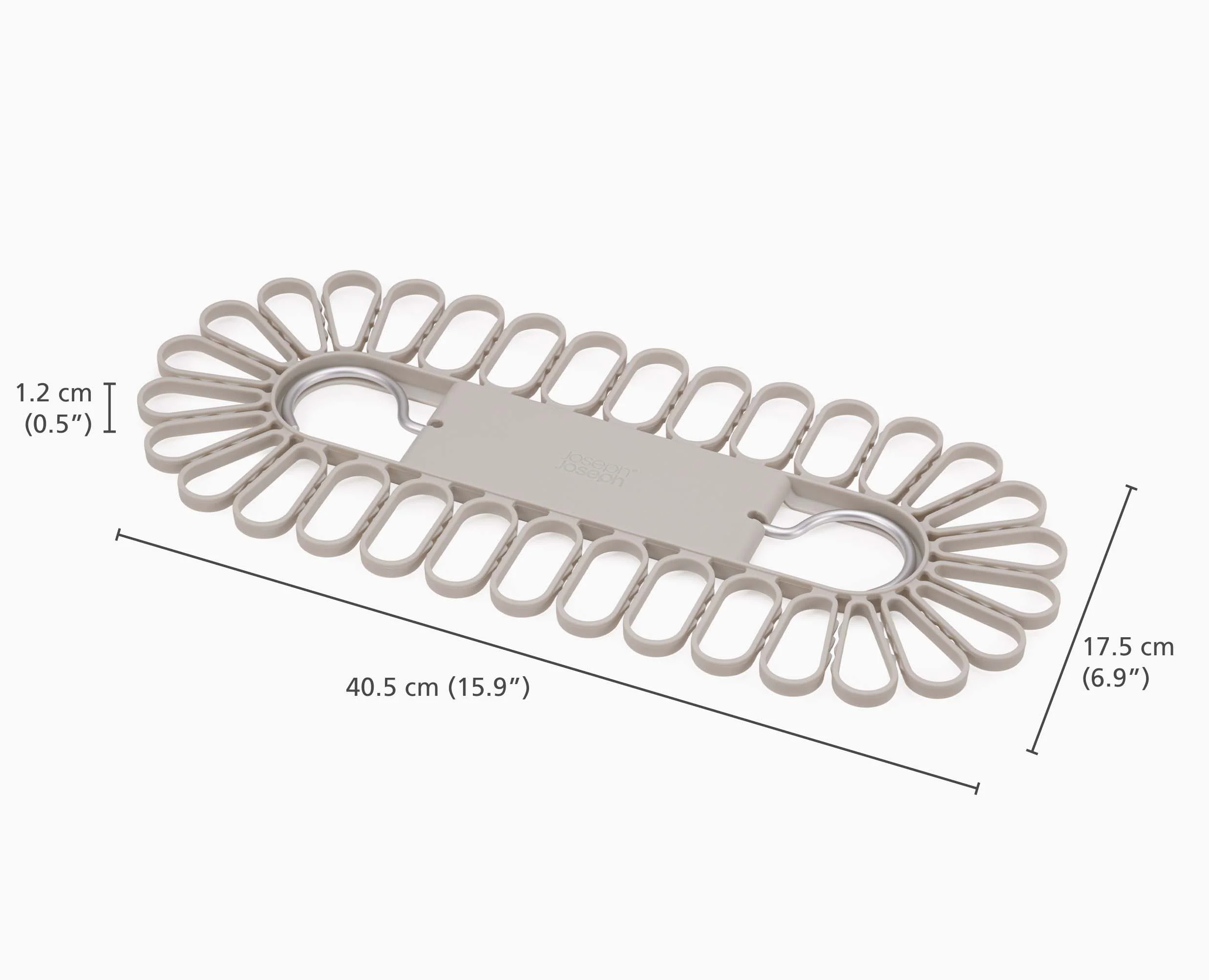 Petal™ 32-piece Quick-grip Ecru Drying Hanger - Image 5