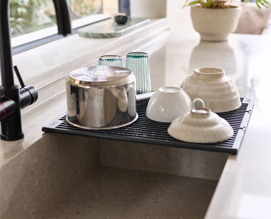 Platform Folding Grey Sink Drainer - Image 2
