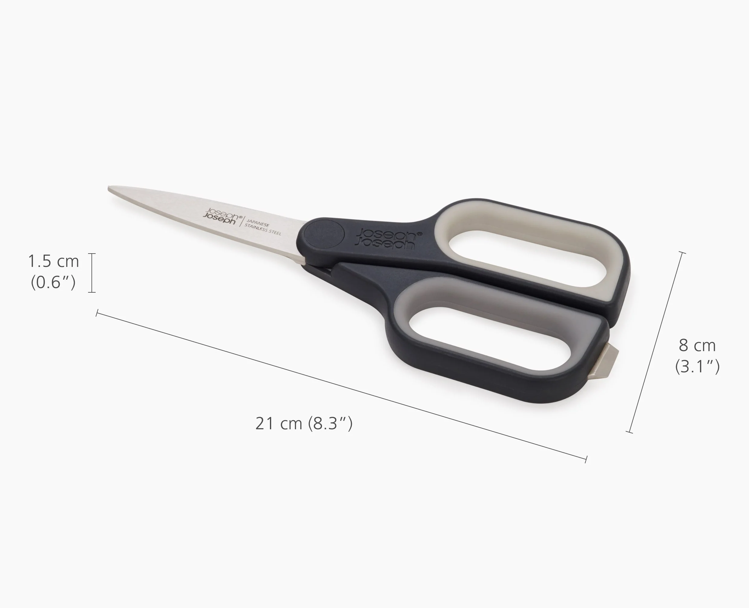 PlusCut™ Grey Scissors with Integrated Box Cutter - Image 7