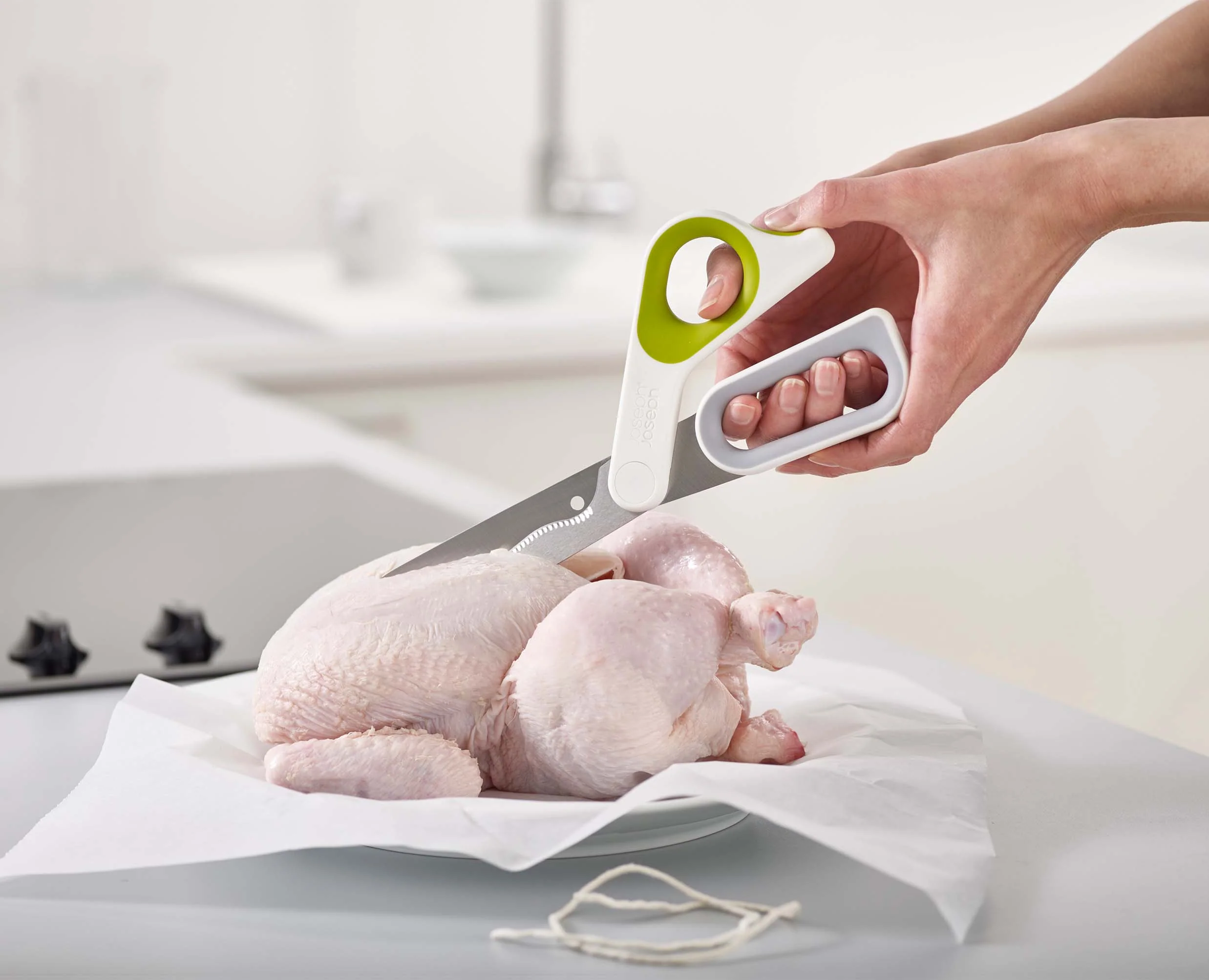 PowerGrip™ Green Kitchen Scissors - Image 3