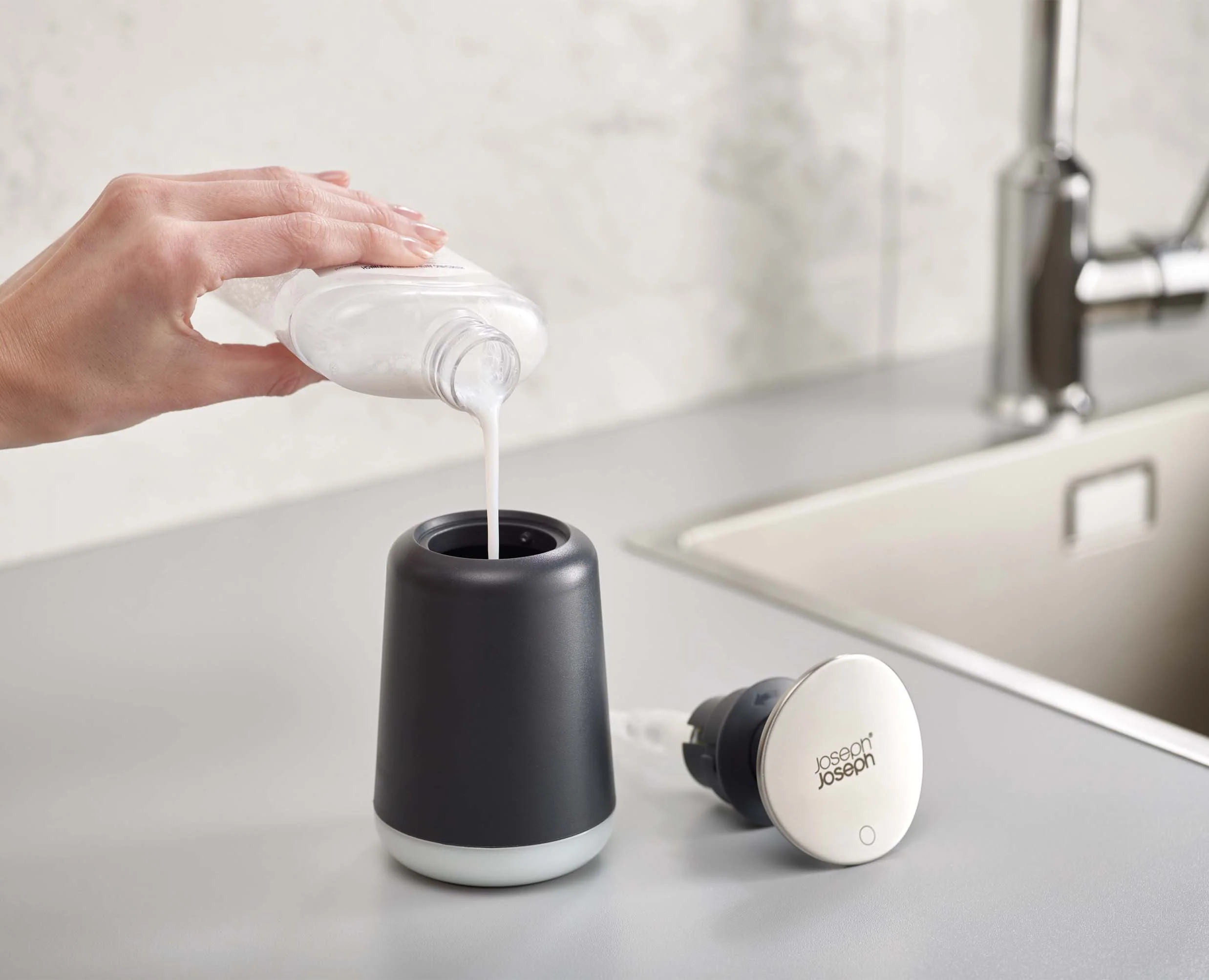 Presto™ Grey Hygienic Soap Dispenser - Image 5