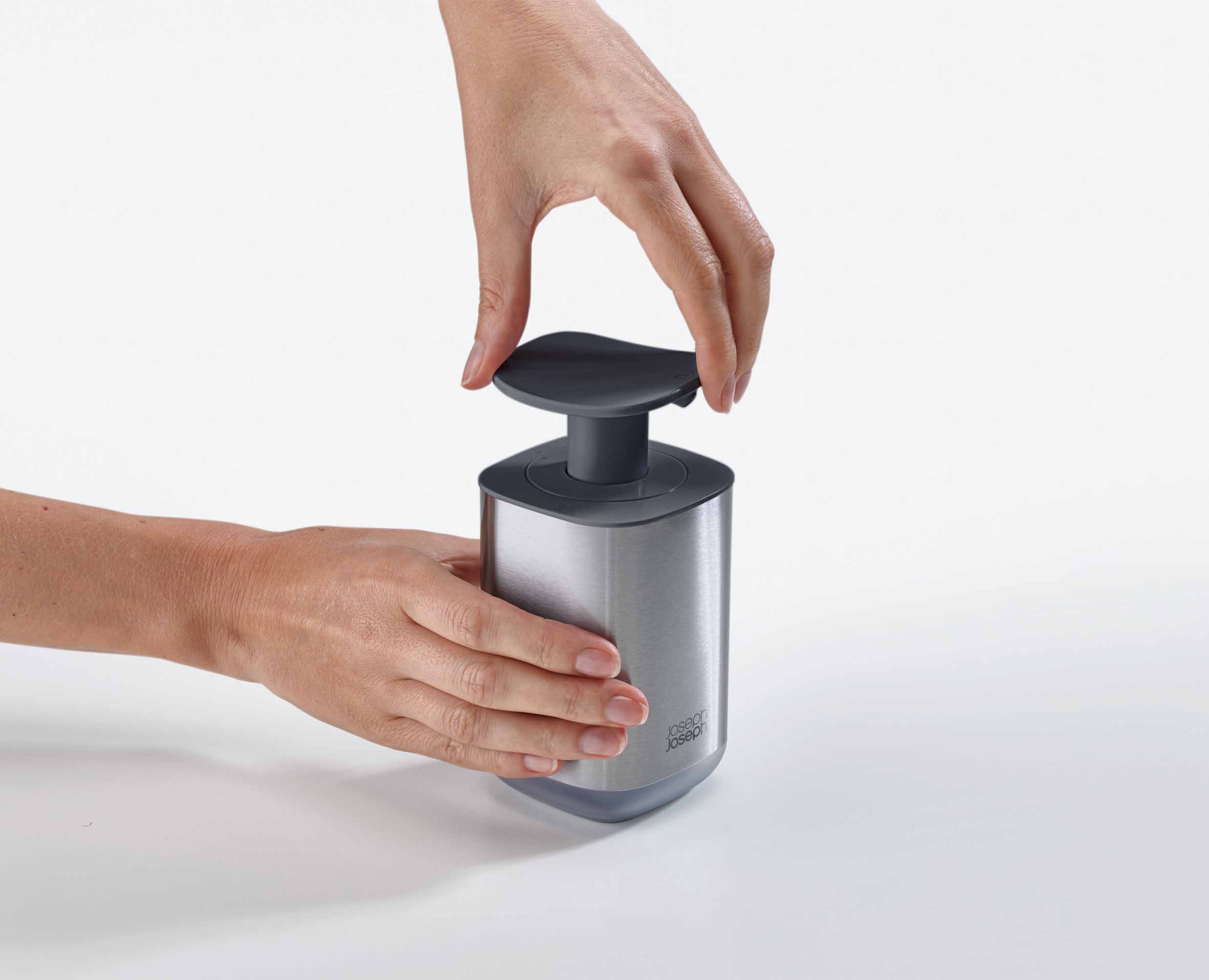 Presto™ Steel Grey Hygienic Soap Dispenser - Image 4
