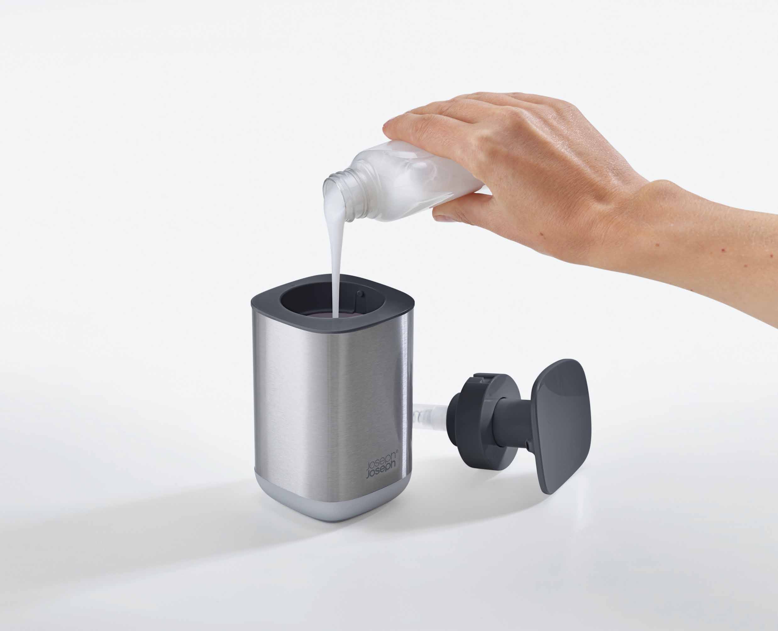 Presto™ Steel Grey Hygienic Soap Dispenser - Image 5