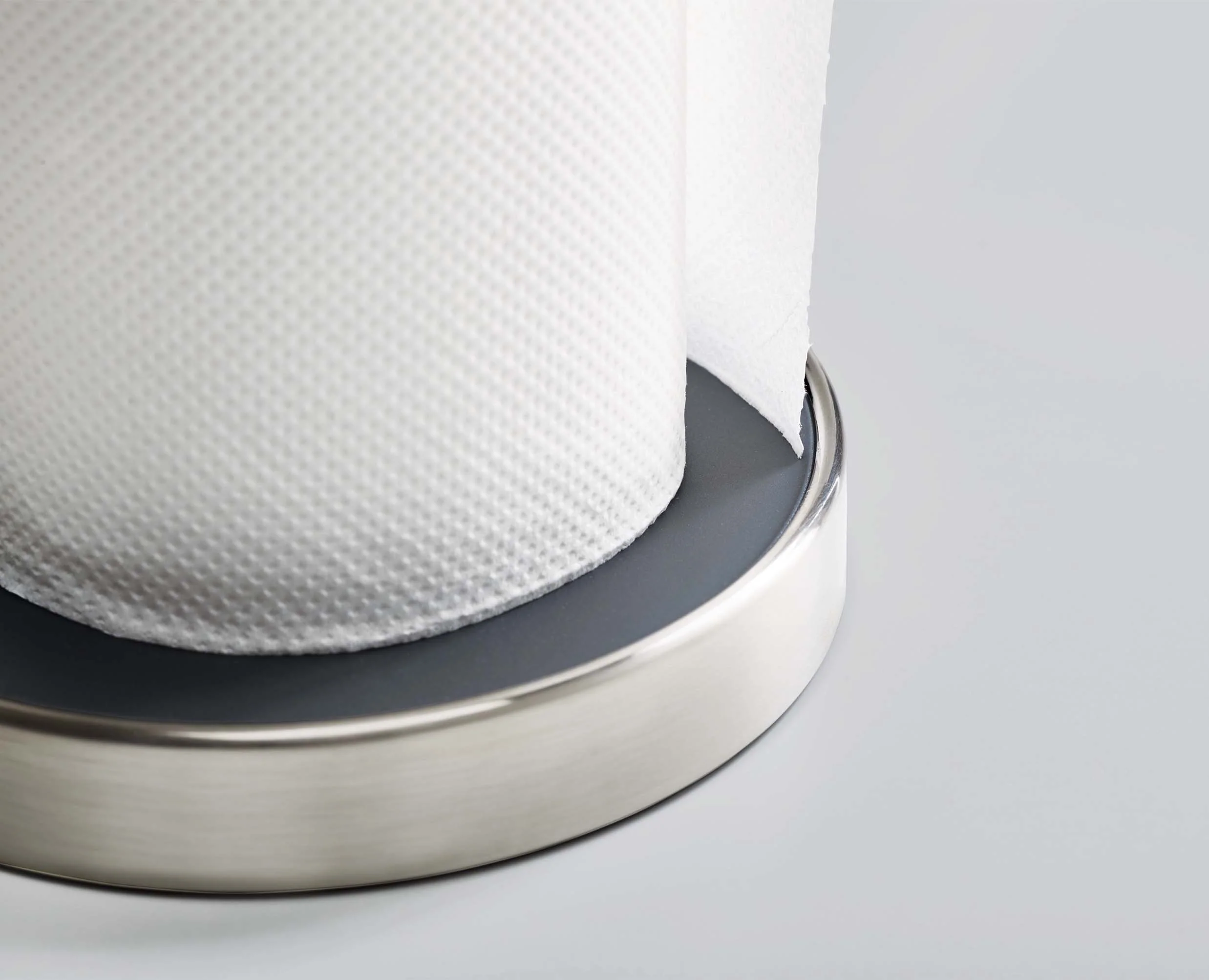 Push&Tear™ Grey Kitchen Roll Holder - Image 4