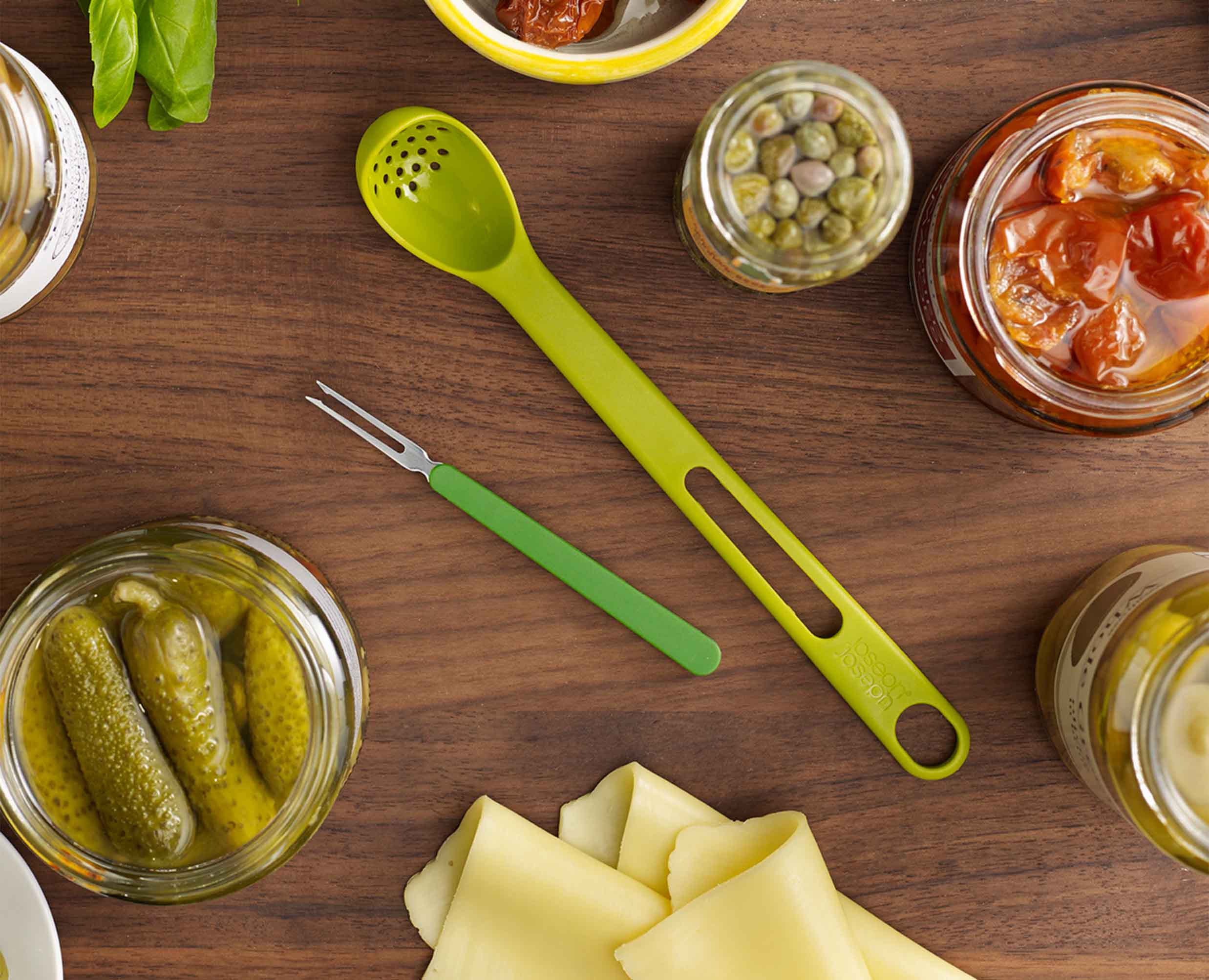 Scoop&Pick™ 2-piece Green Antipasti Set - Image 3