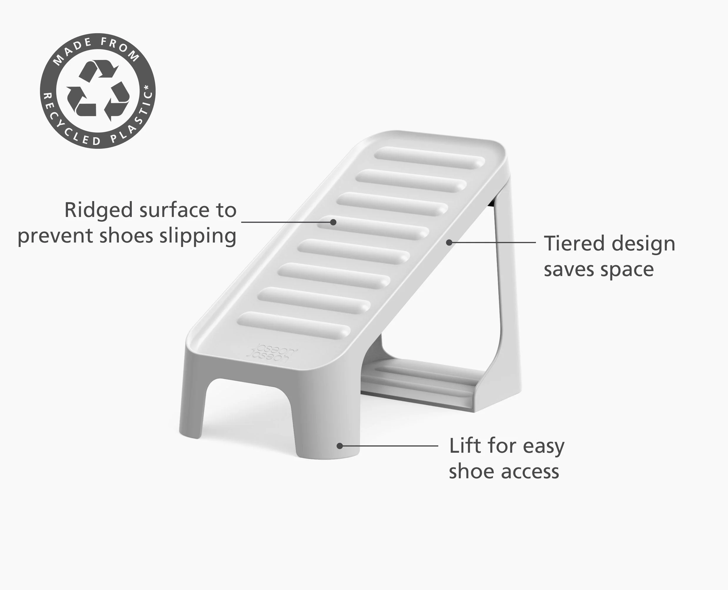 Shoe-In™ Compact 2-piece Ecru Shoe Caddy - Image 4