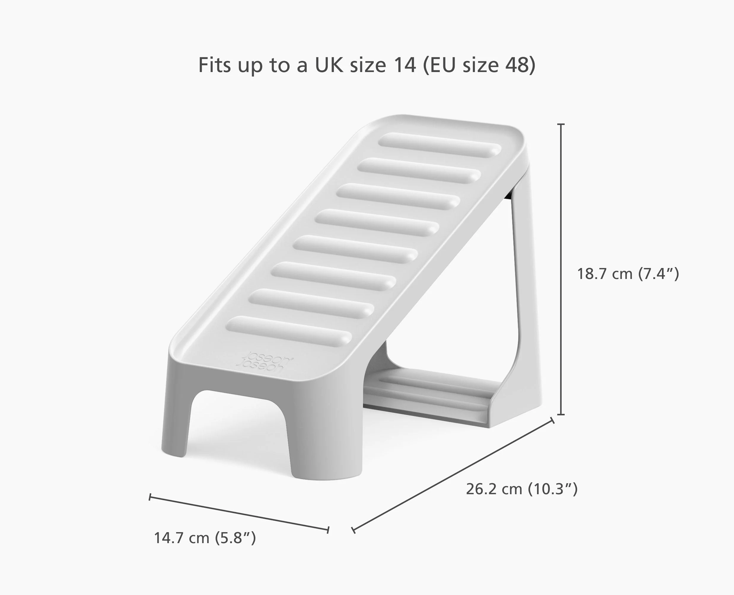 Shoe-In™ Compact 2-piece Ecru Shoe Caddy - Image 5