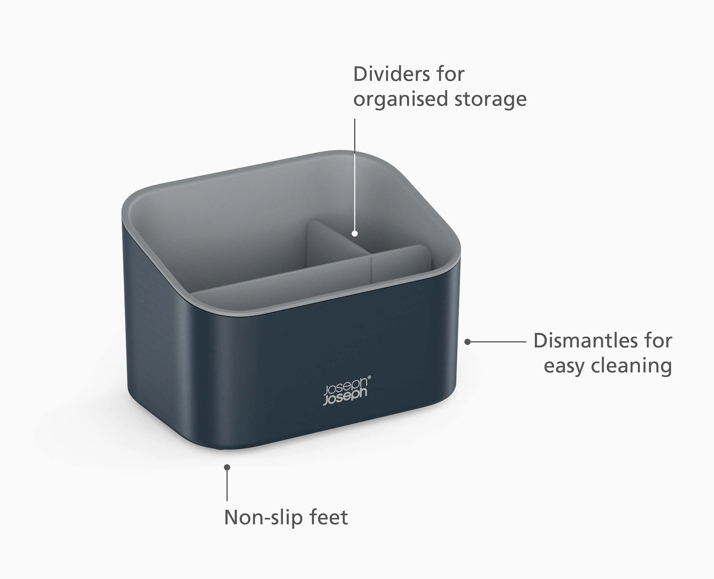 SinkStore⢠Tiered Grey Sink Tidy - Image 6