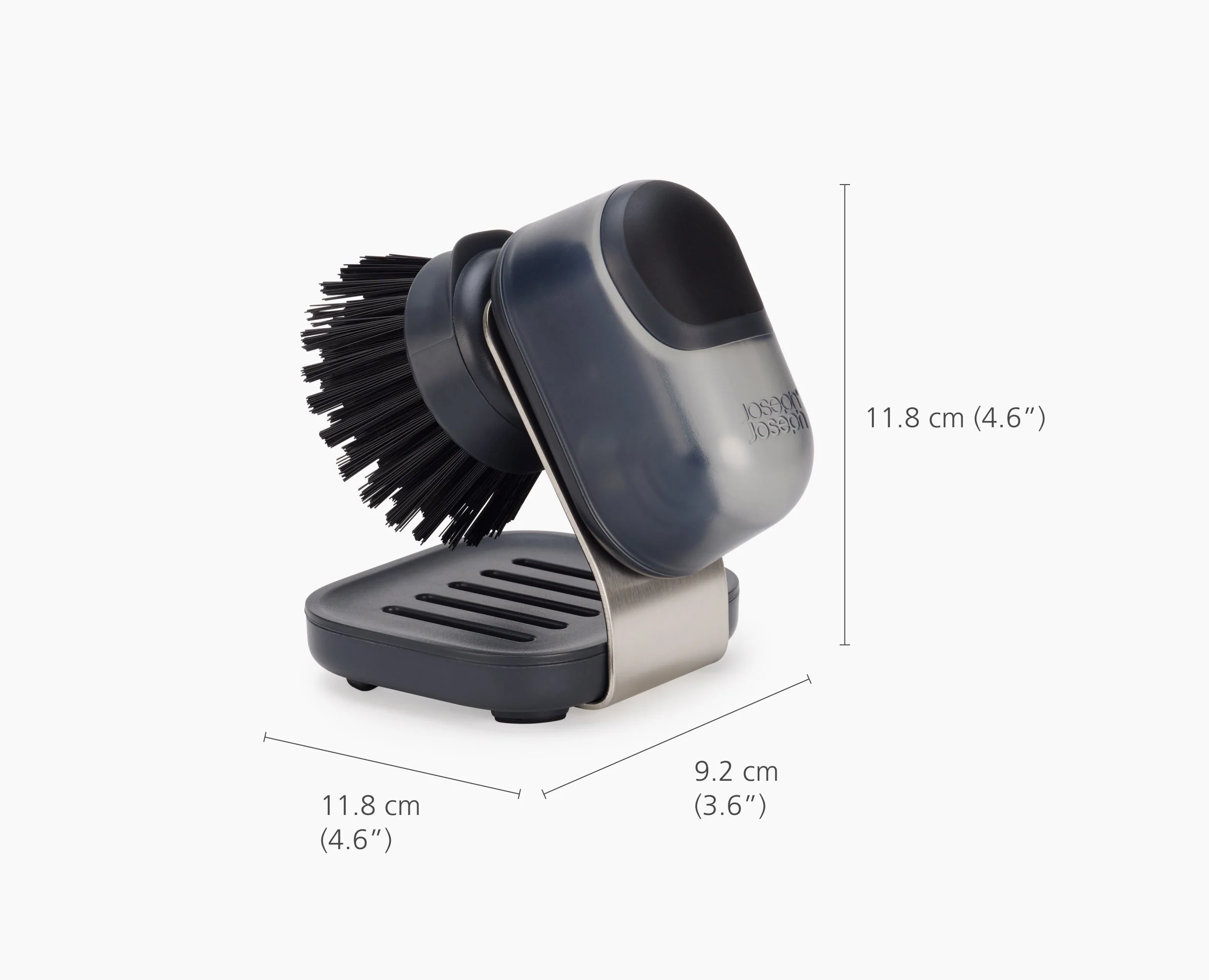 SinkTech™ Compact Soap Dispensing Washing Up Brush with Steel Stand - Image 7