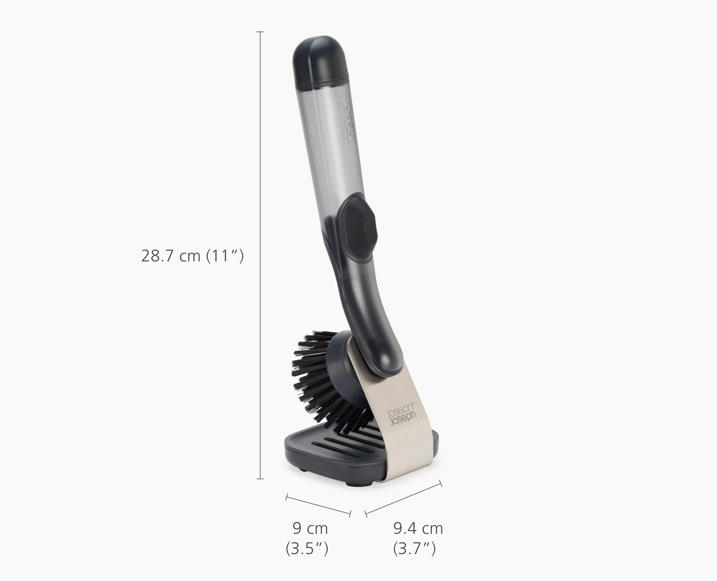 SinkTech™ Soap Dispensing Washing Up Brush with Steel Stand - Image 7