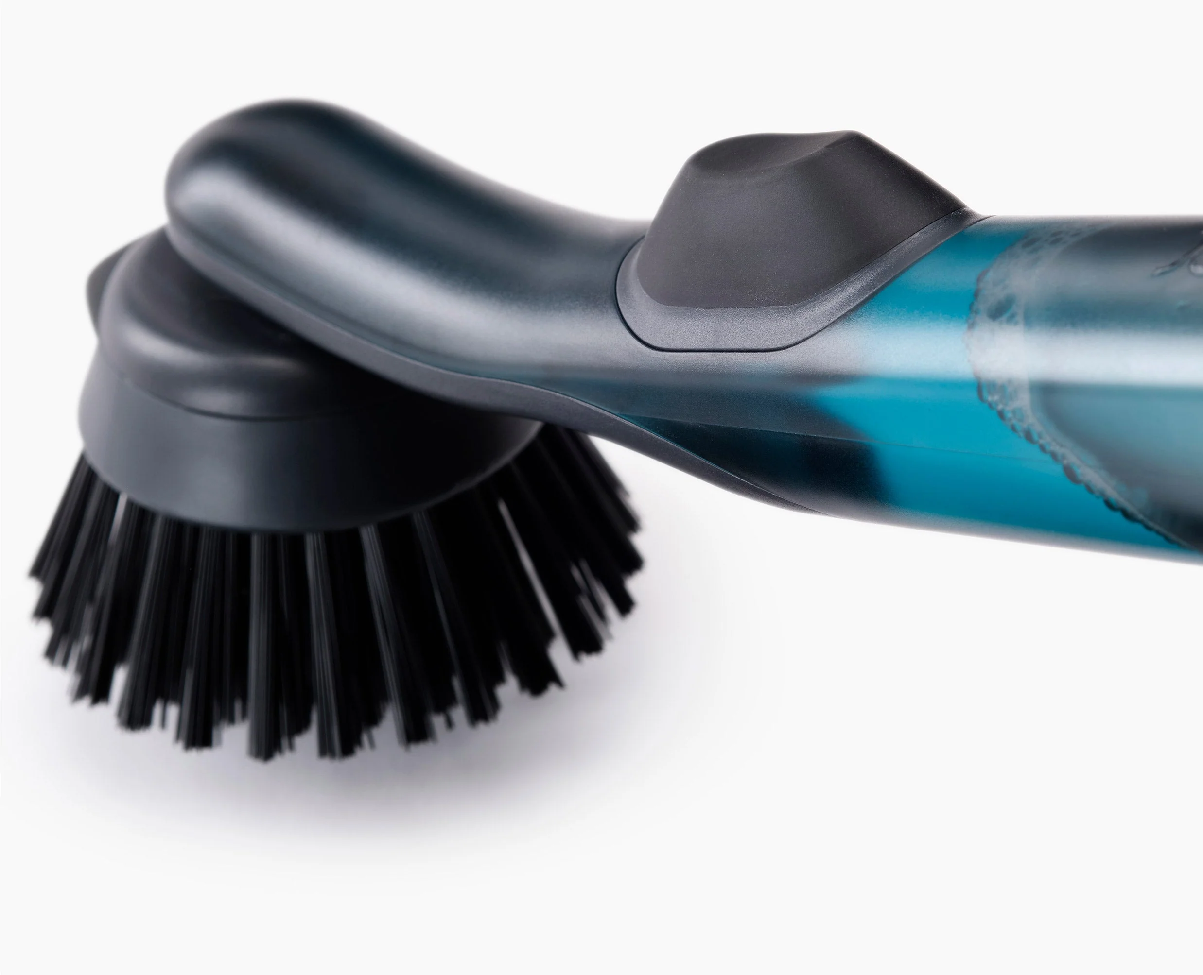 SinkTech™ Soap Dispensing Washing-Up Brush with Steel Stand & Extra Heads - Image 7