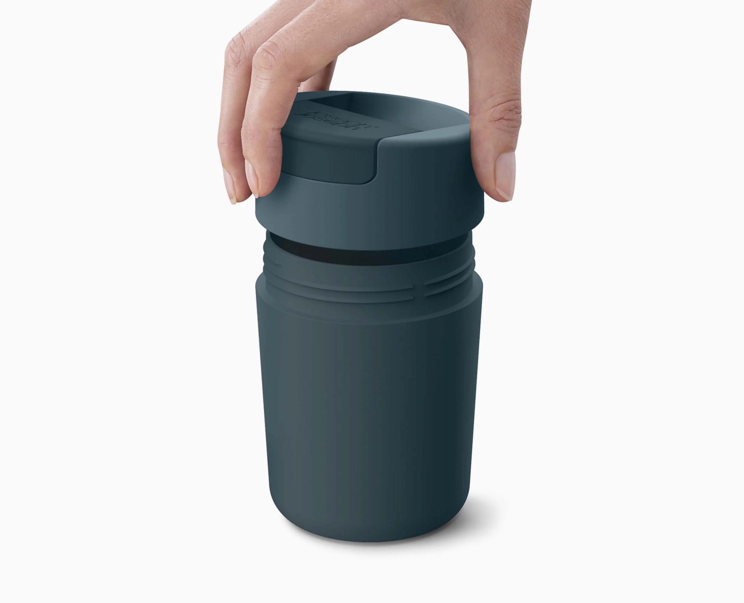 Sipp™ Blue Travel Mug with Hygienic Lid 340ml - Image 5