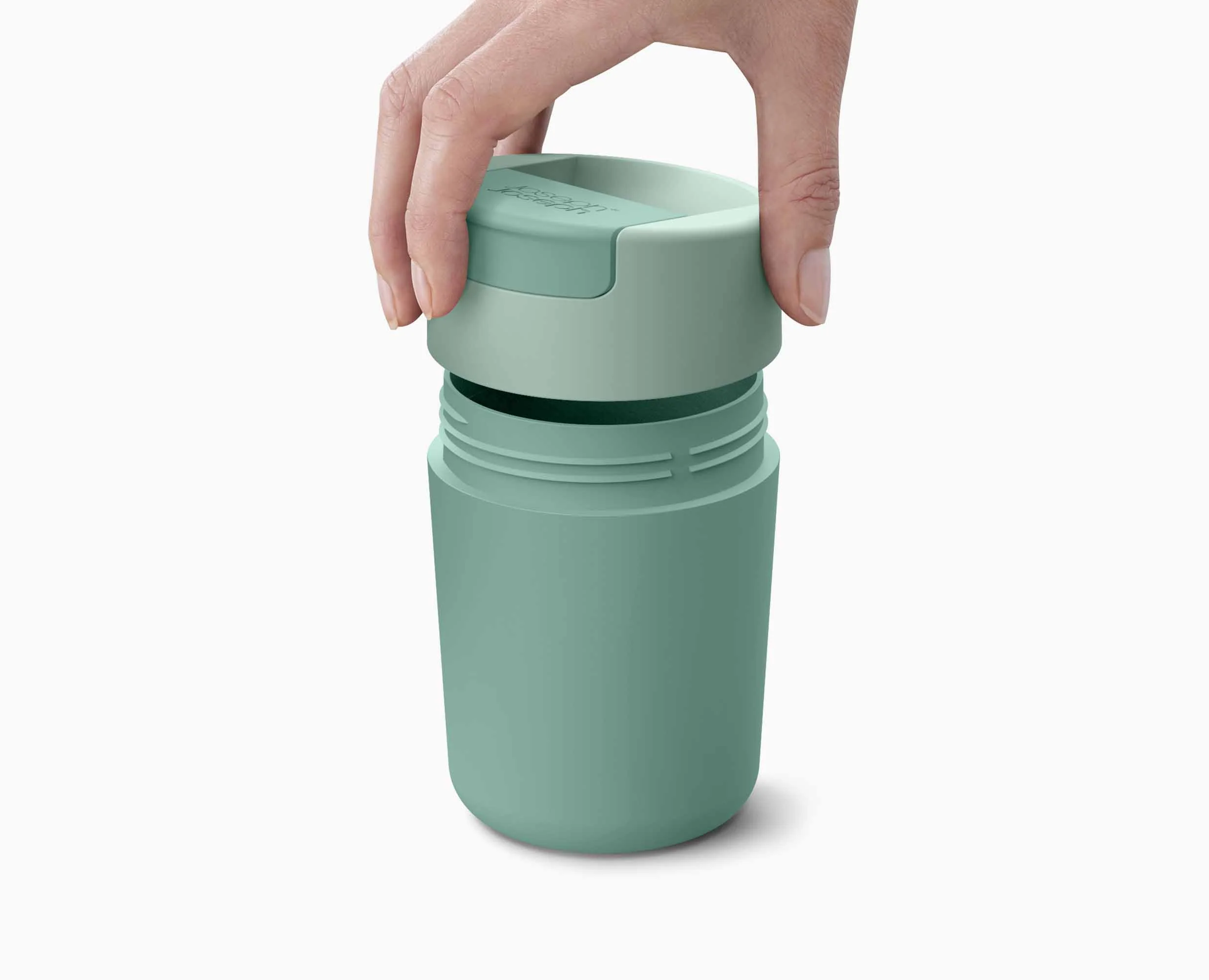 Sipp™ Green Travel Mug with Hygienic Lid 340ml - Image 5