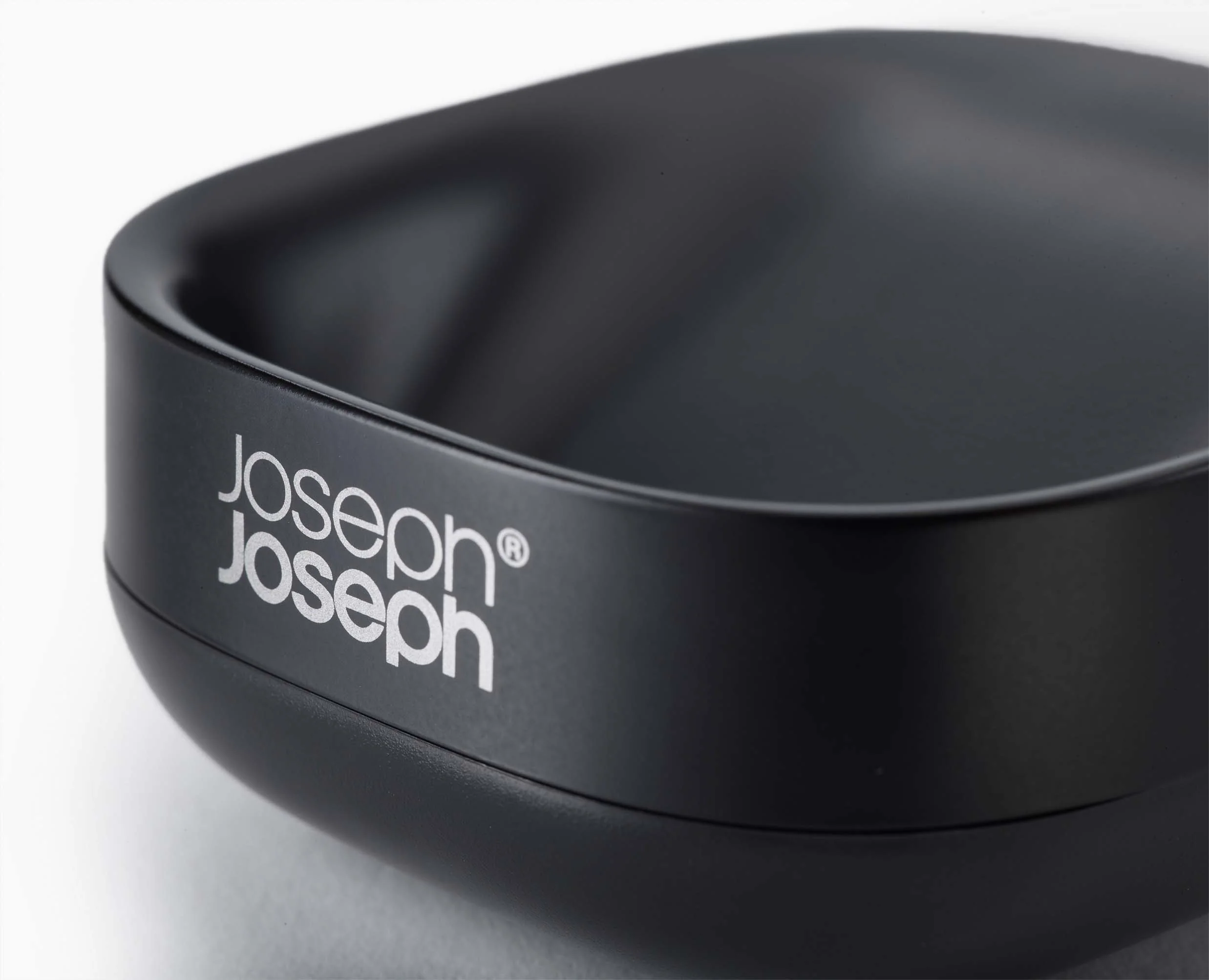 Slim™ Compact Matt Black Soap Dish - Image 4