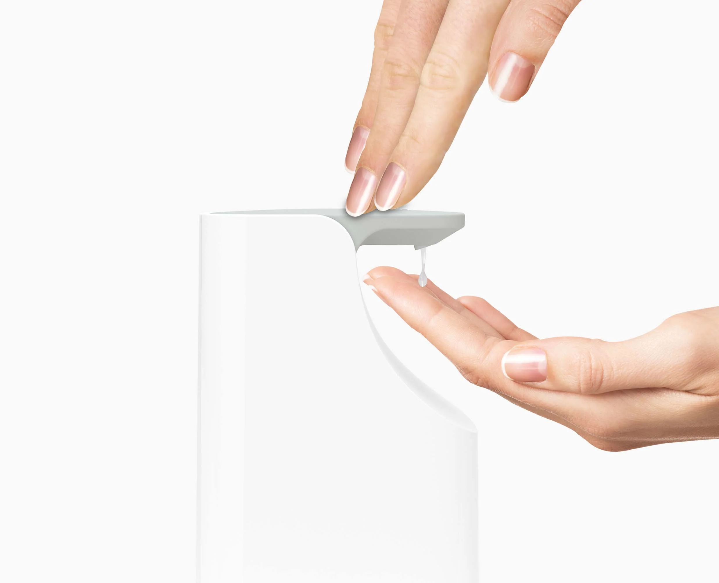 Slim™ Light Grey Soap Pump - Image 4