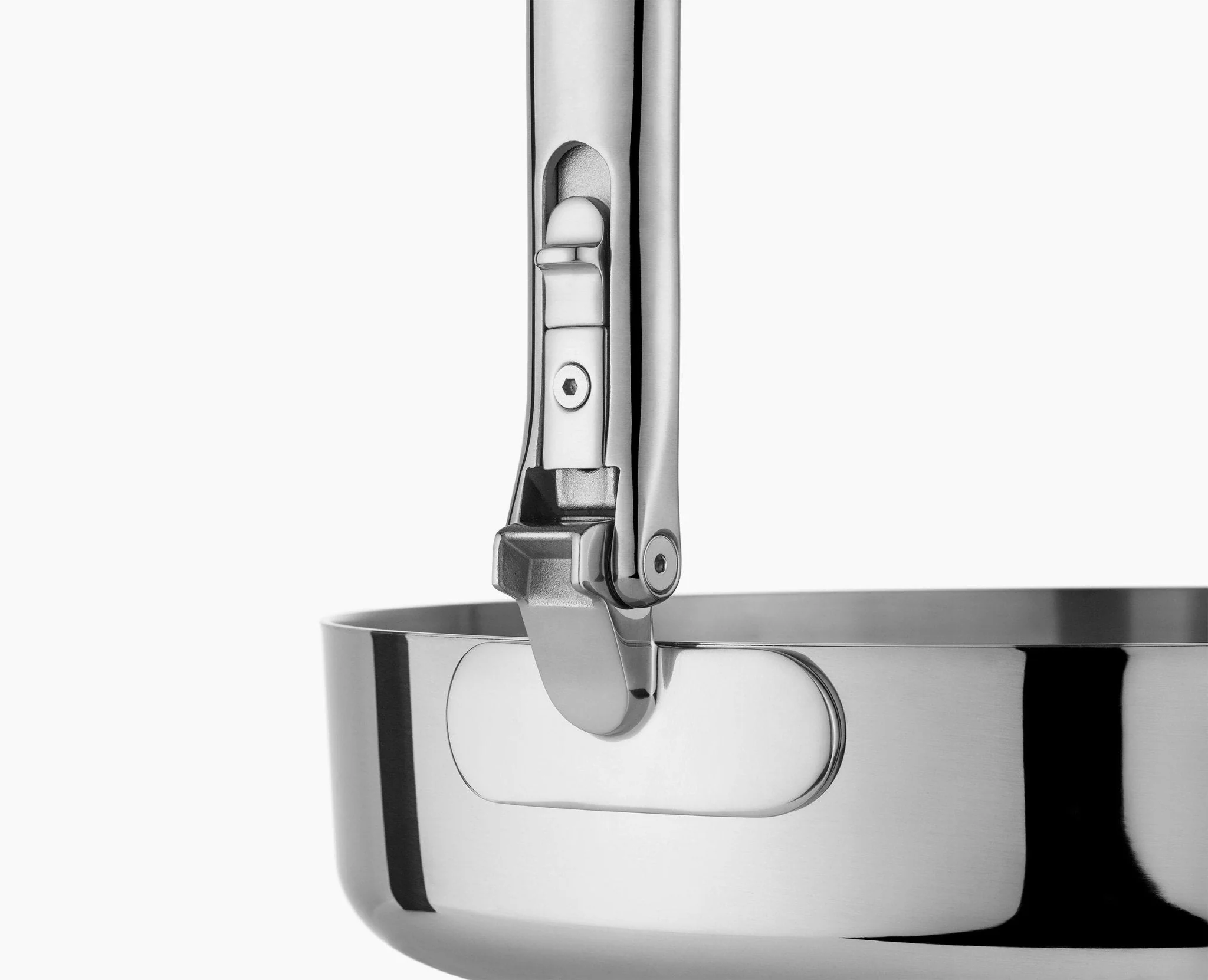Space Steel Folding Handle 28cm Saute Pan & Lid - Image 7