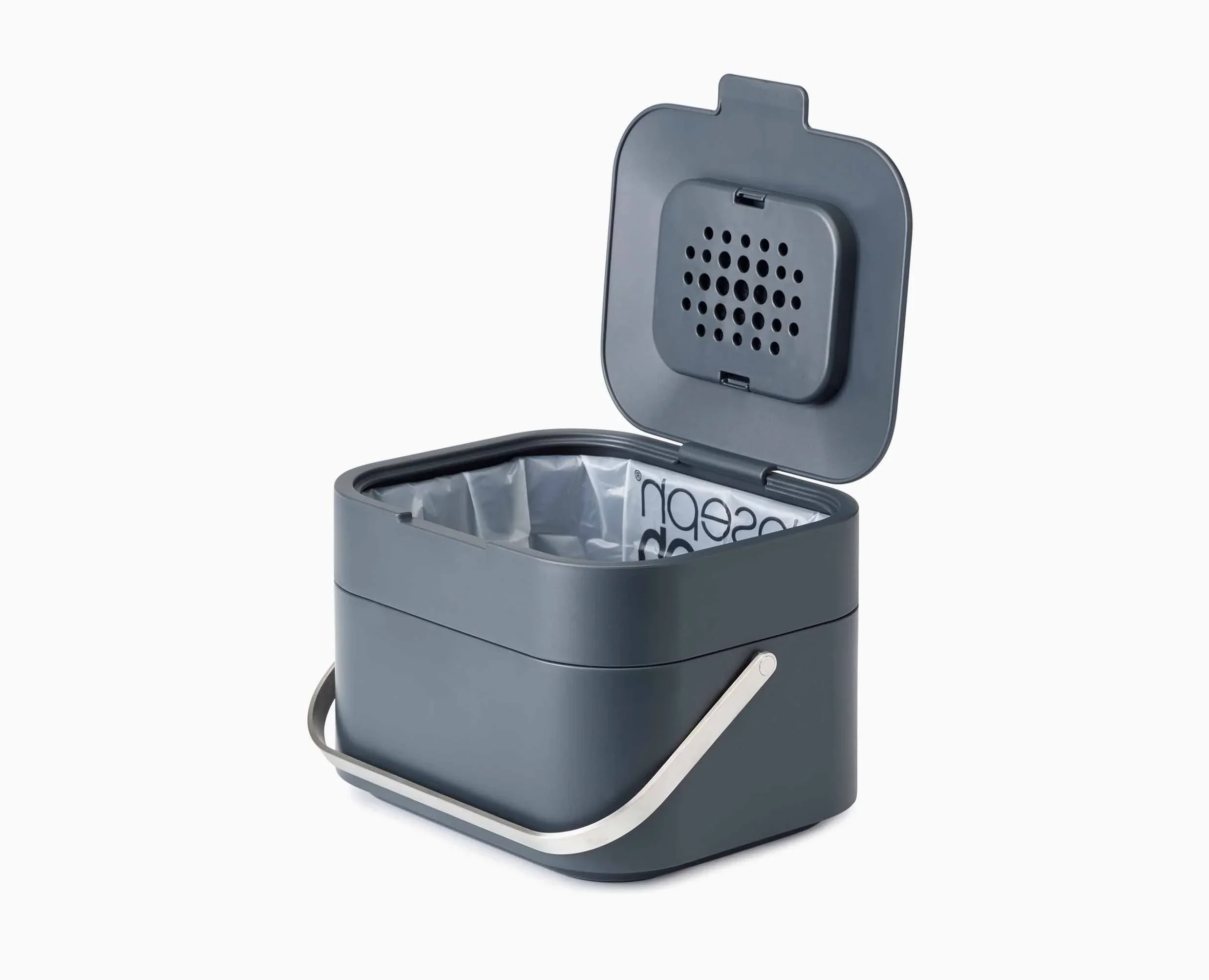 Stack 4L Grey Food Waste Caddy - Image 5