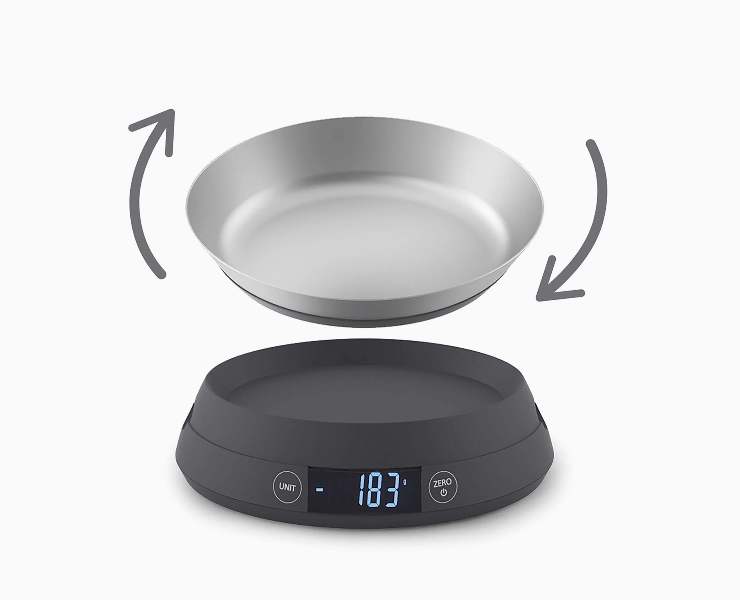 SwitchScale™ Grey Kitchen Scales - Image 5