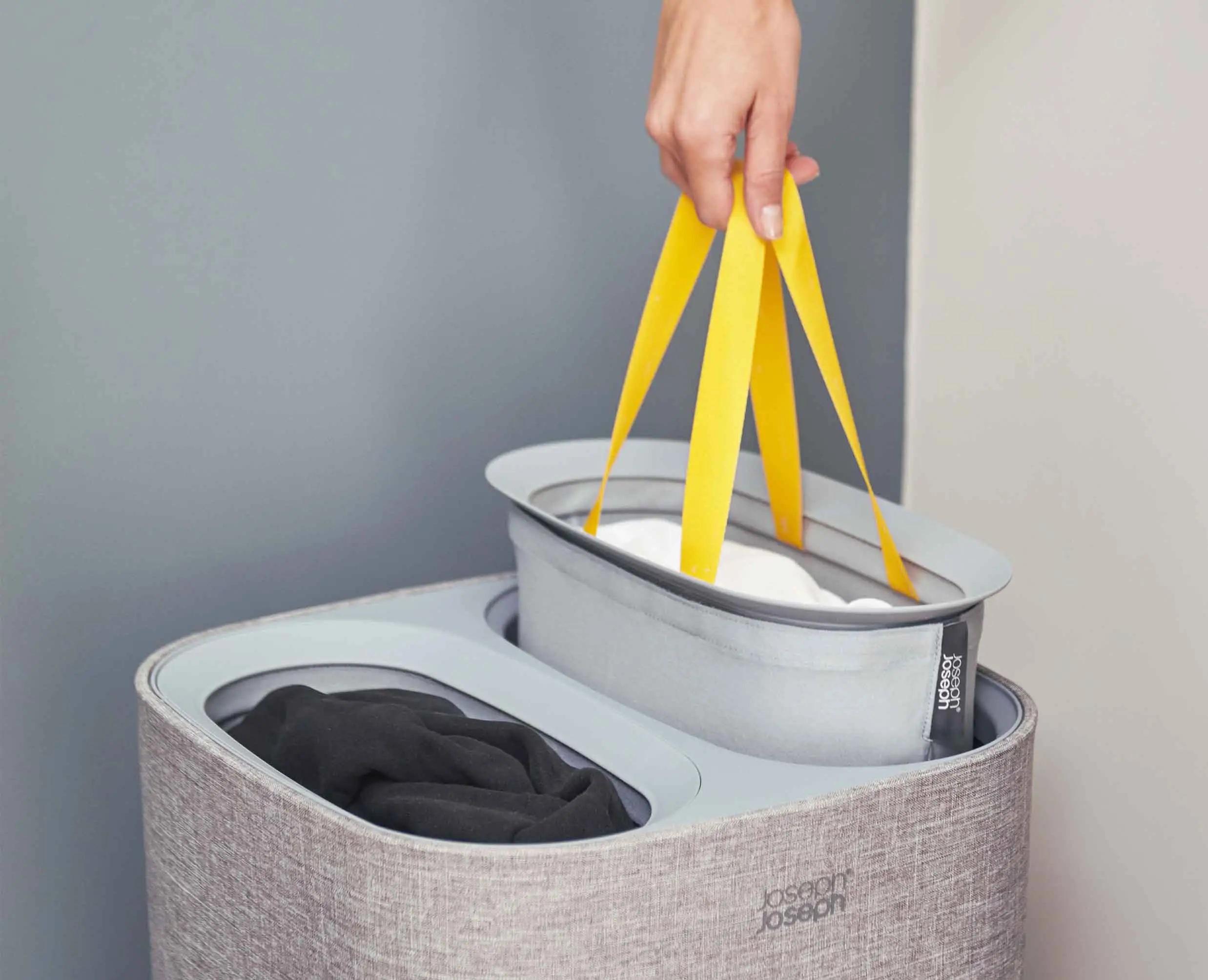 Tota 60L Grey Laundry Separation Basket - Image 3
