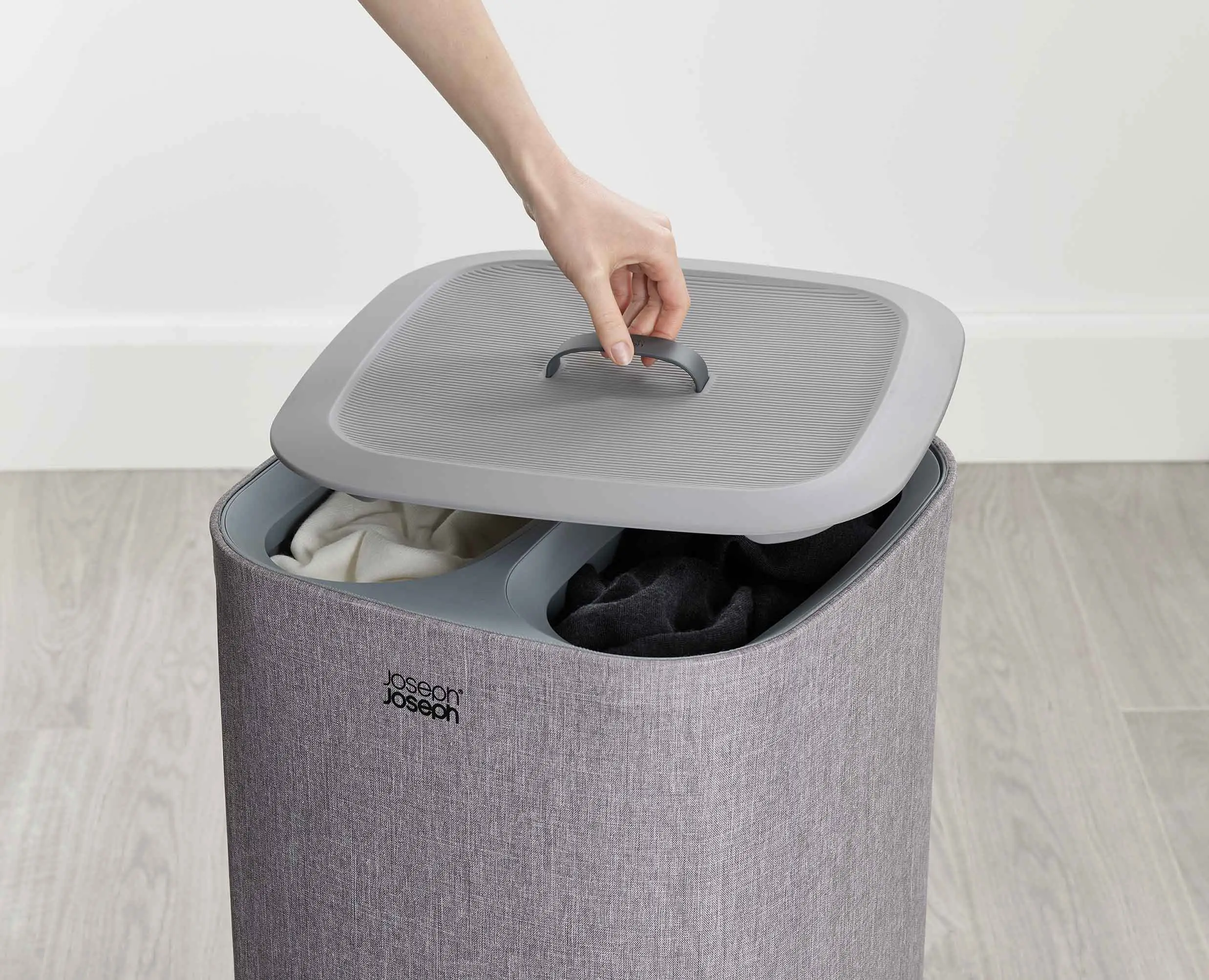 Tota 60L Grey Laundry Separation Basket - Image 4