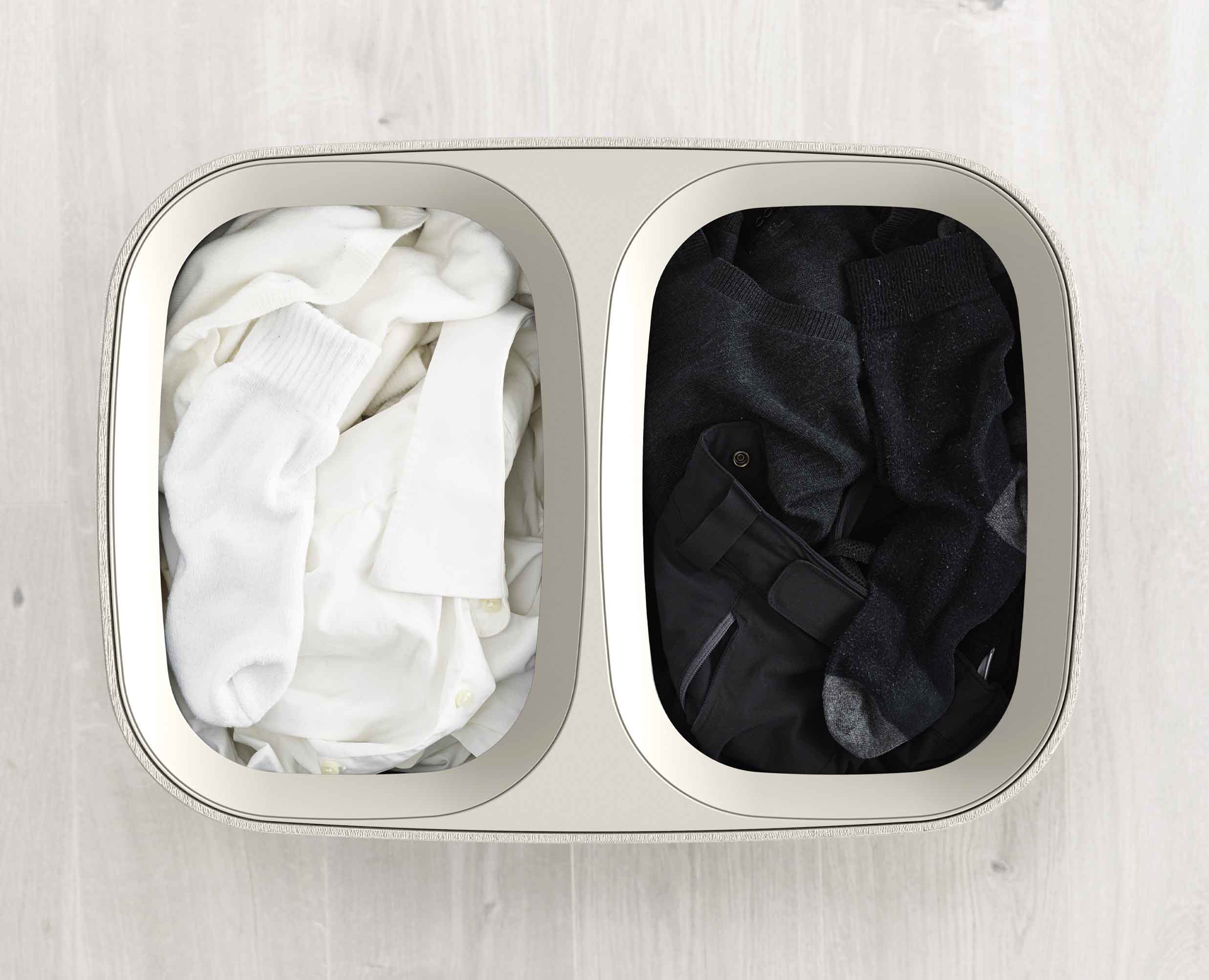 Tota 90L Ecru Laundry Separation Basket - Image 4