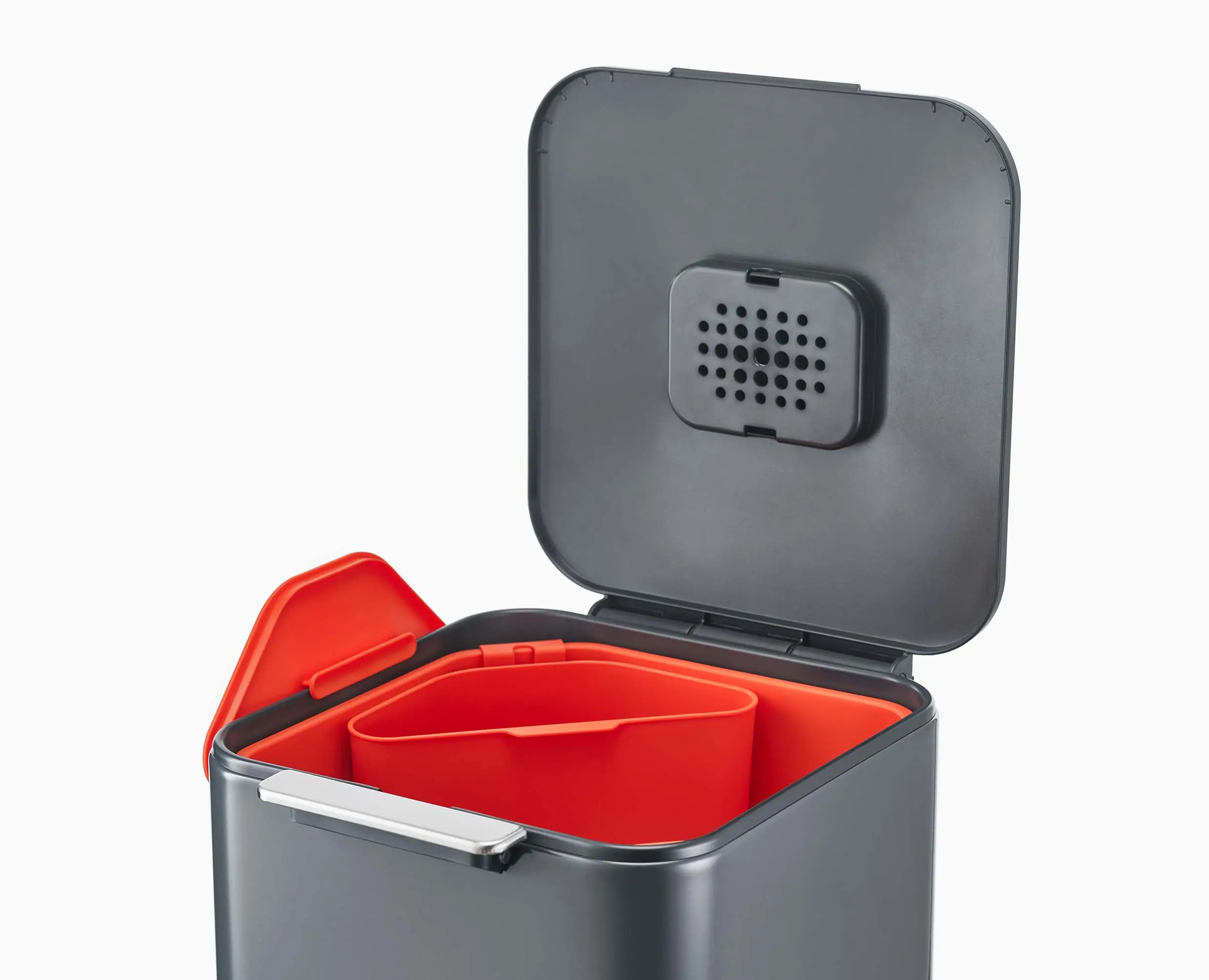 Totem Compact 40L Grey Waste & Recycling Bin - Image 5