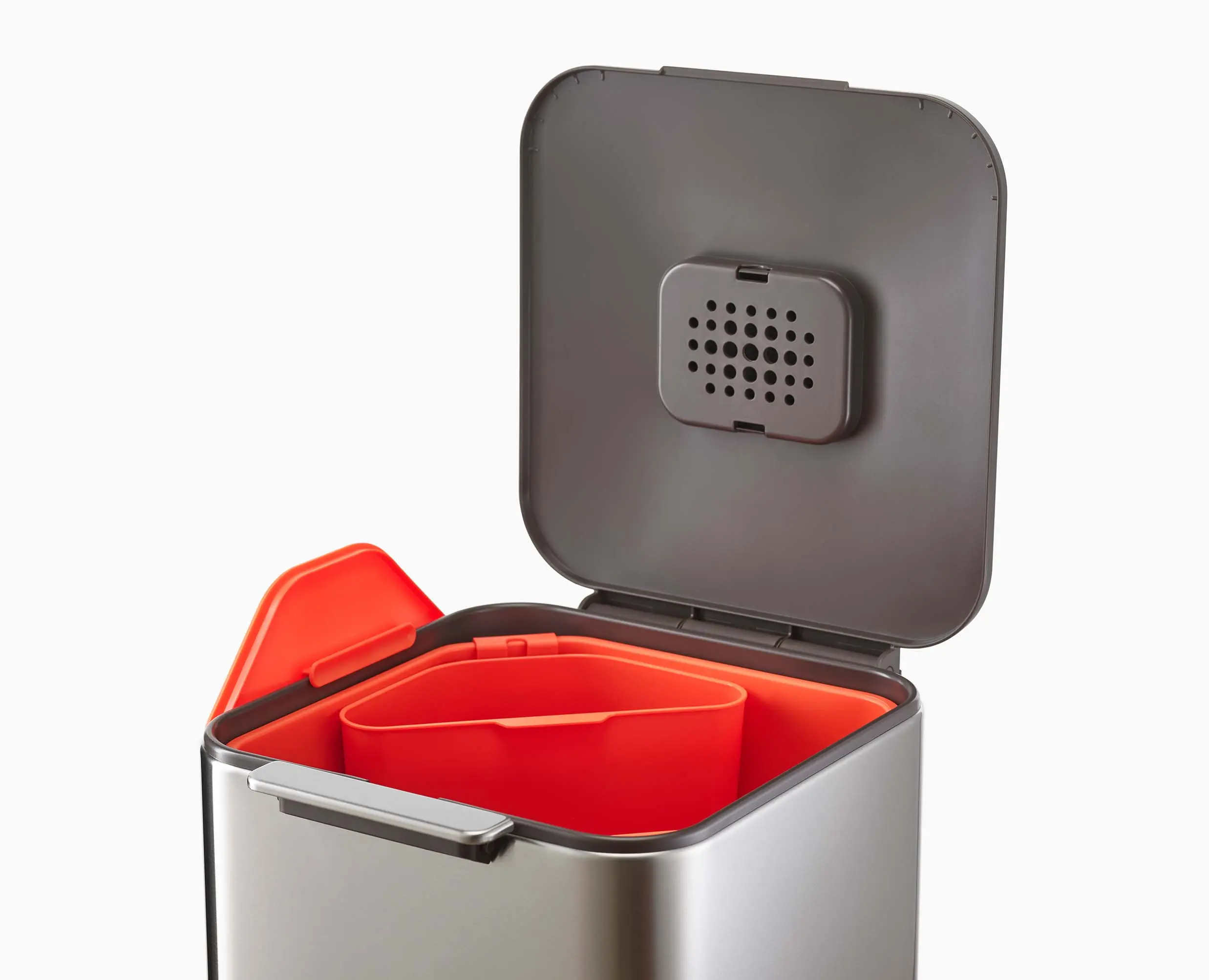 Totem Compact 40L Stainless-steel Waste & Recycling Bin - Image 5